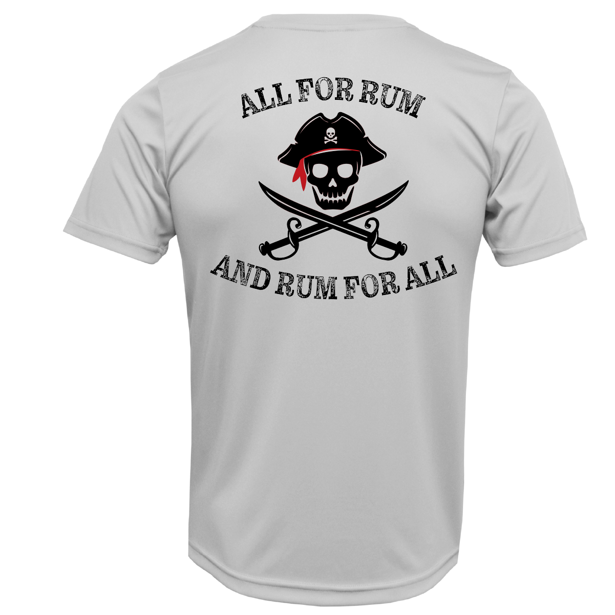 Dunedin, FL "All For Rum and Rum For All" Men's Short Sleeve UPF 50+ Dry-Fit Shirt