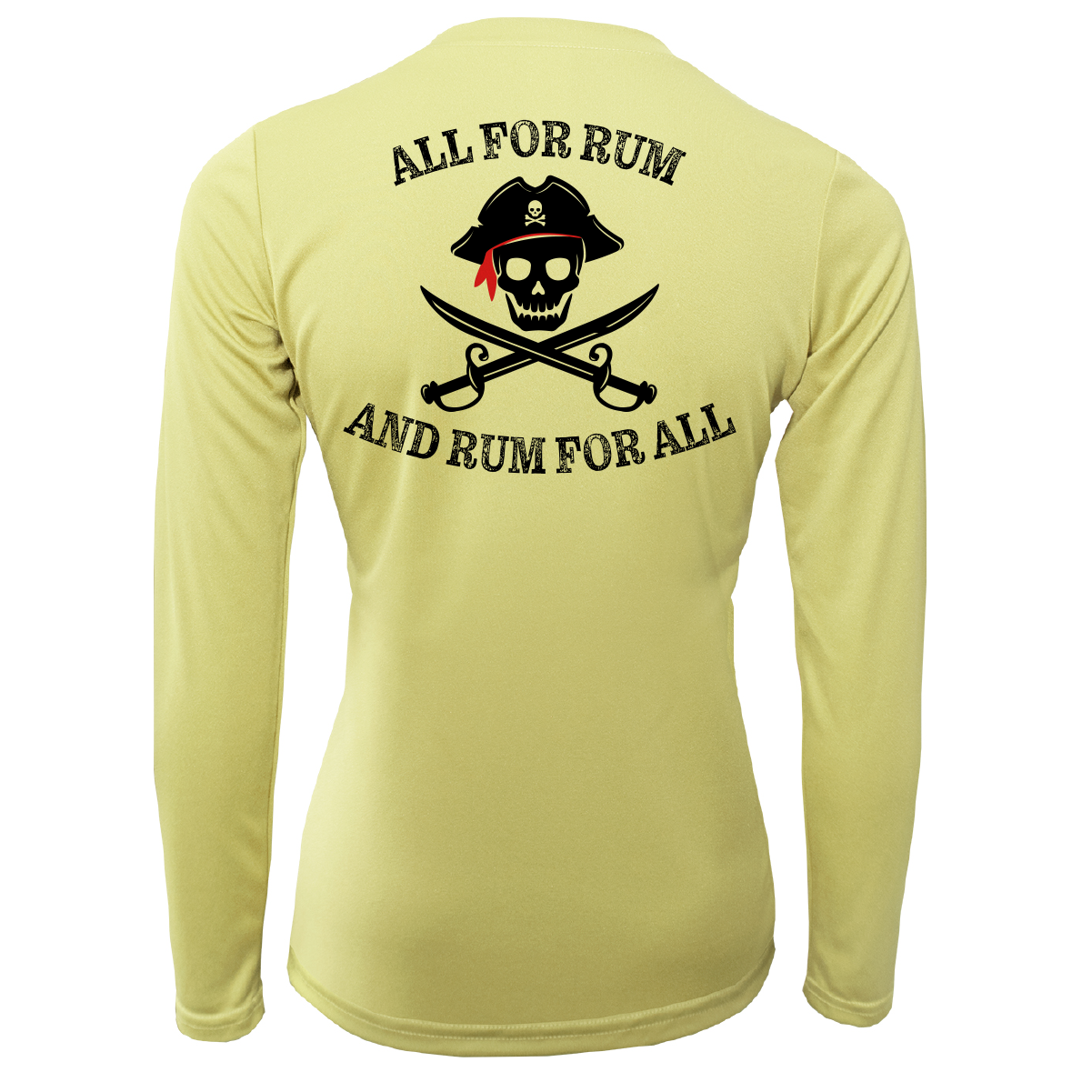 Florida Freshwater Born "All For Rum and Rum For All" Women's Long Sleeve UPF 50+ Dry-Fit Shirt