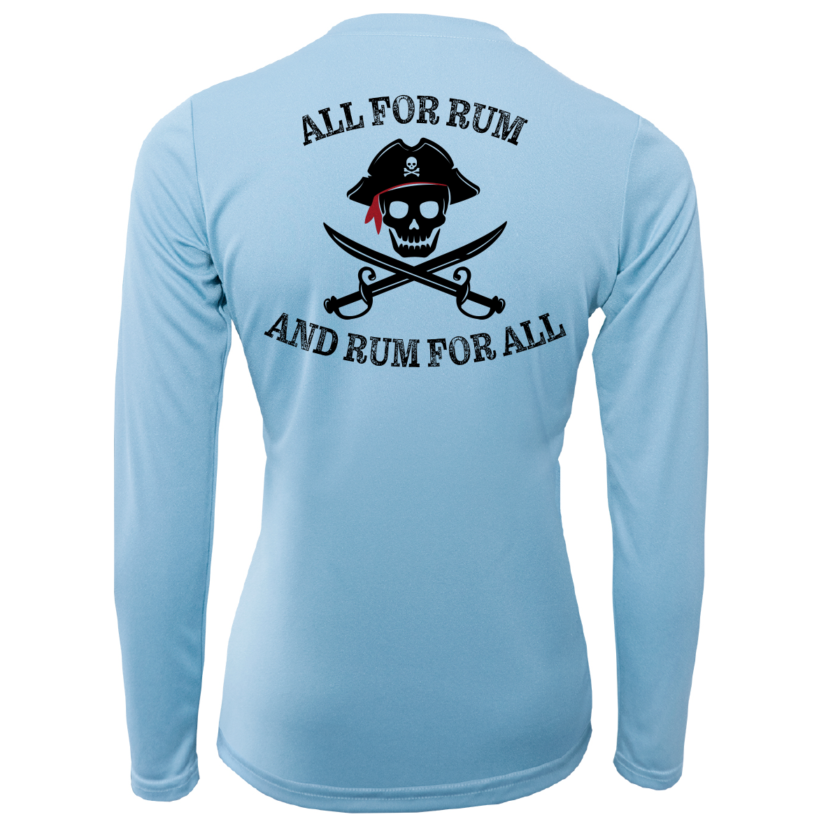 Florida Freshwater Born "All For Rum and Rum For All" Women's Long Sleeve UPF 50+ Dry-Fit Shirt