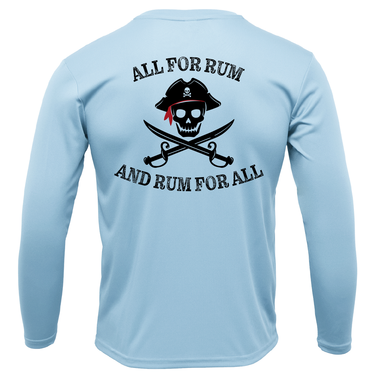 Georgia Freshwater Born "All For Rum and Rum For All" Men's Long Sleeve UPF 50+ Dry-Fit Shirt