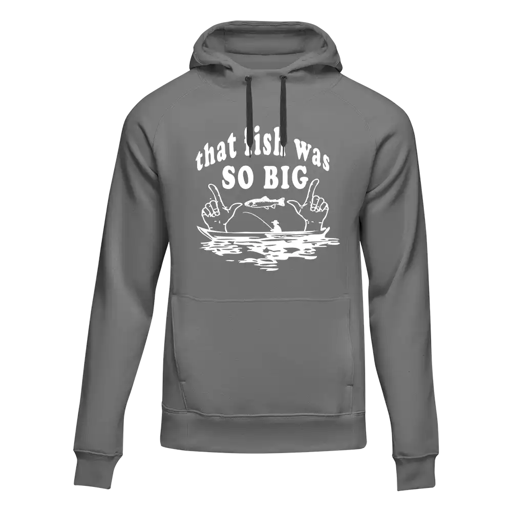 Sweat à capuche unisexe « Ce poisson était si gros »