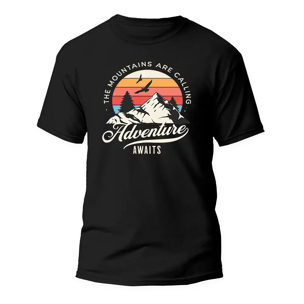 T-shirt « Les montagnes appellent l'homme »