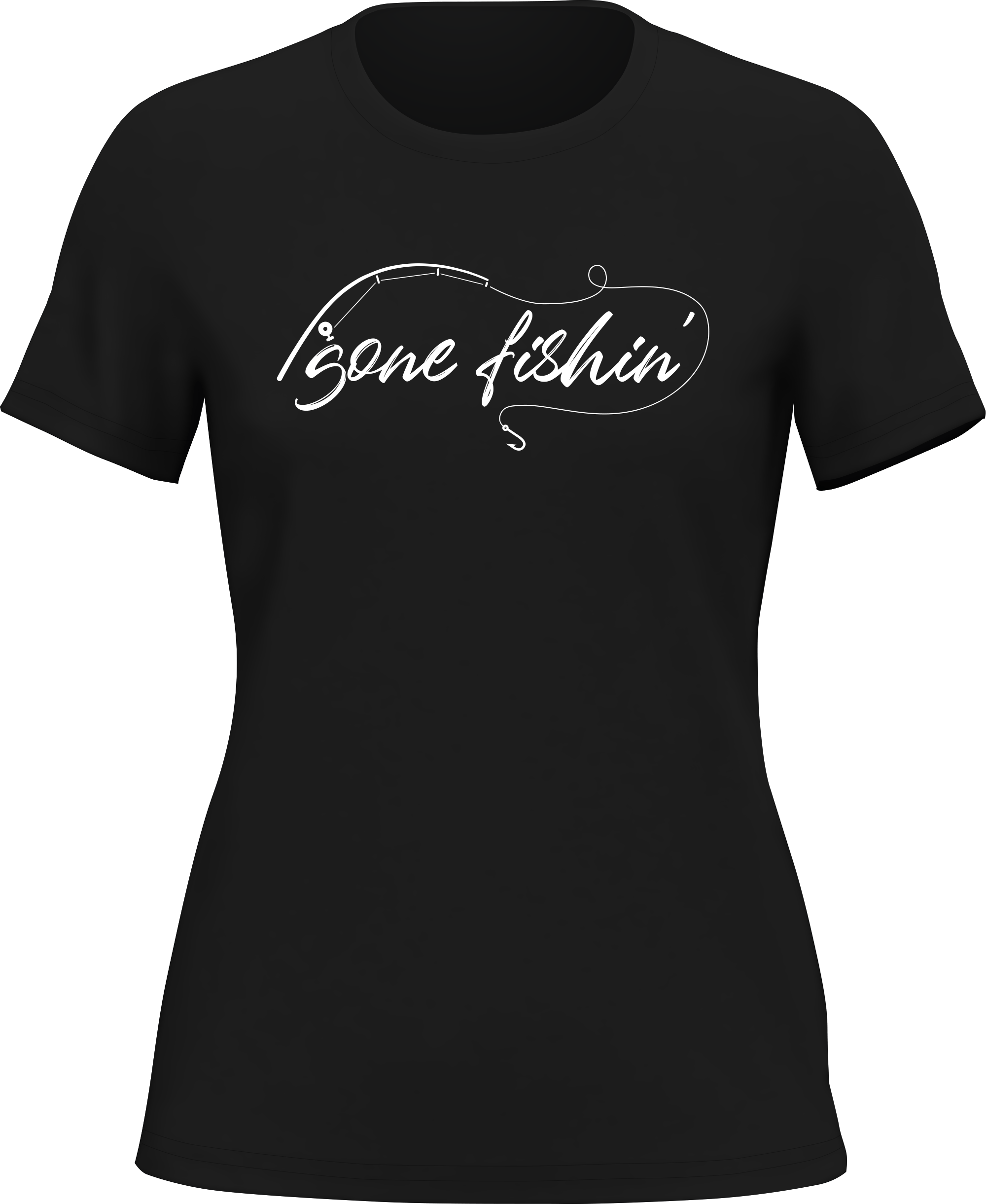 Camiseta "Gone Fishing v2" para mujer
