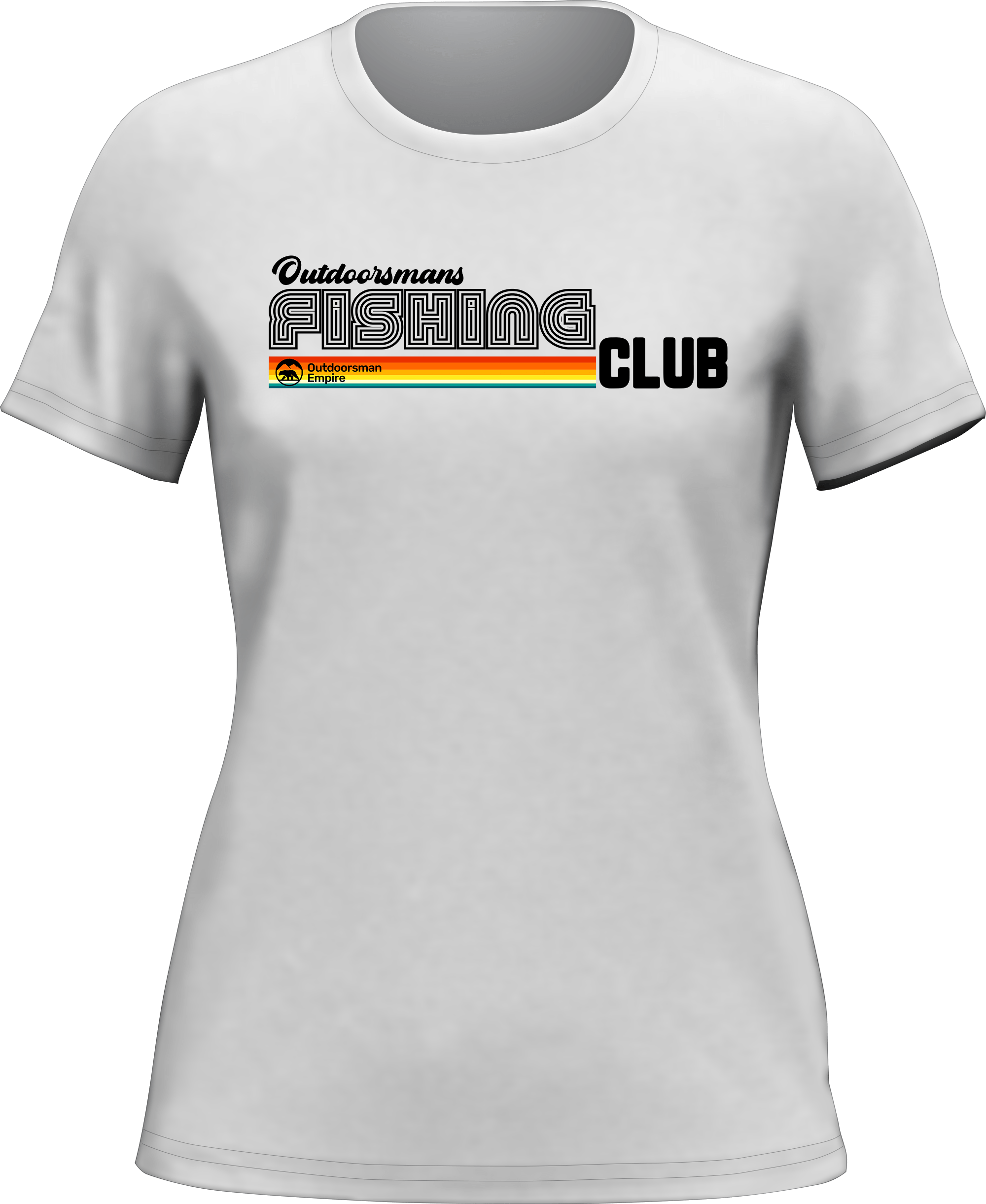 T-shirt Disco Outdoorsman Fishing Club pour femme