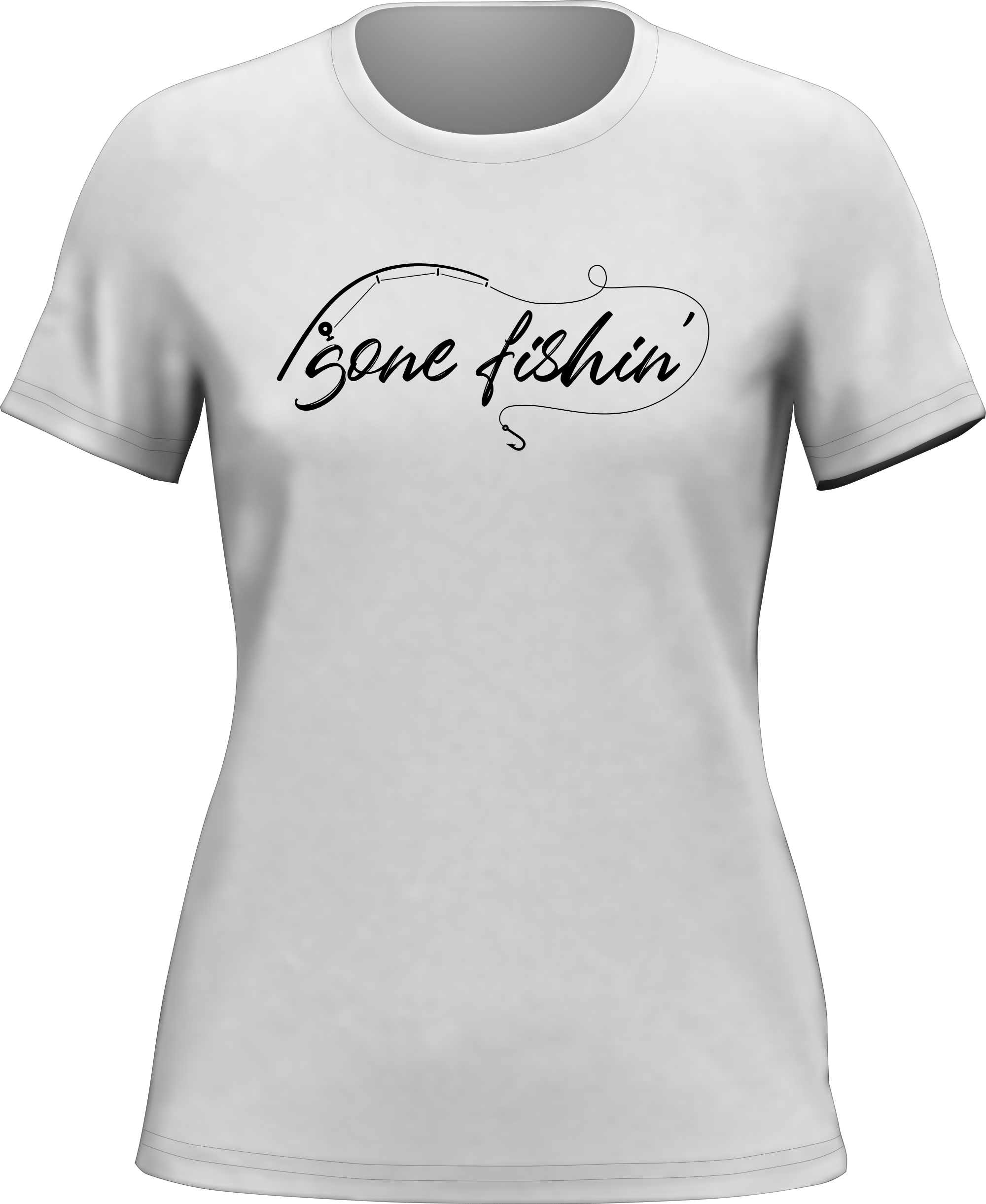 Gone Fishing v2 T-Shirt for Women