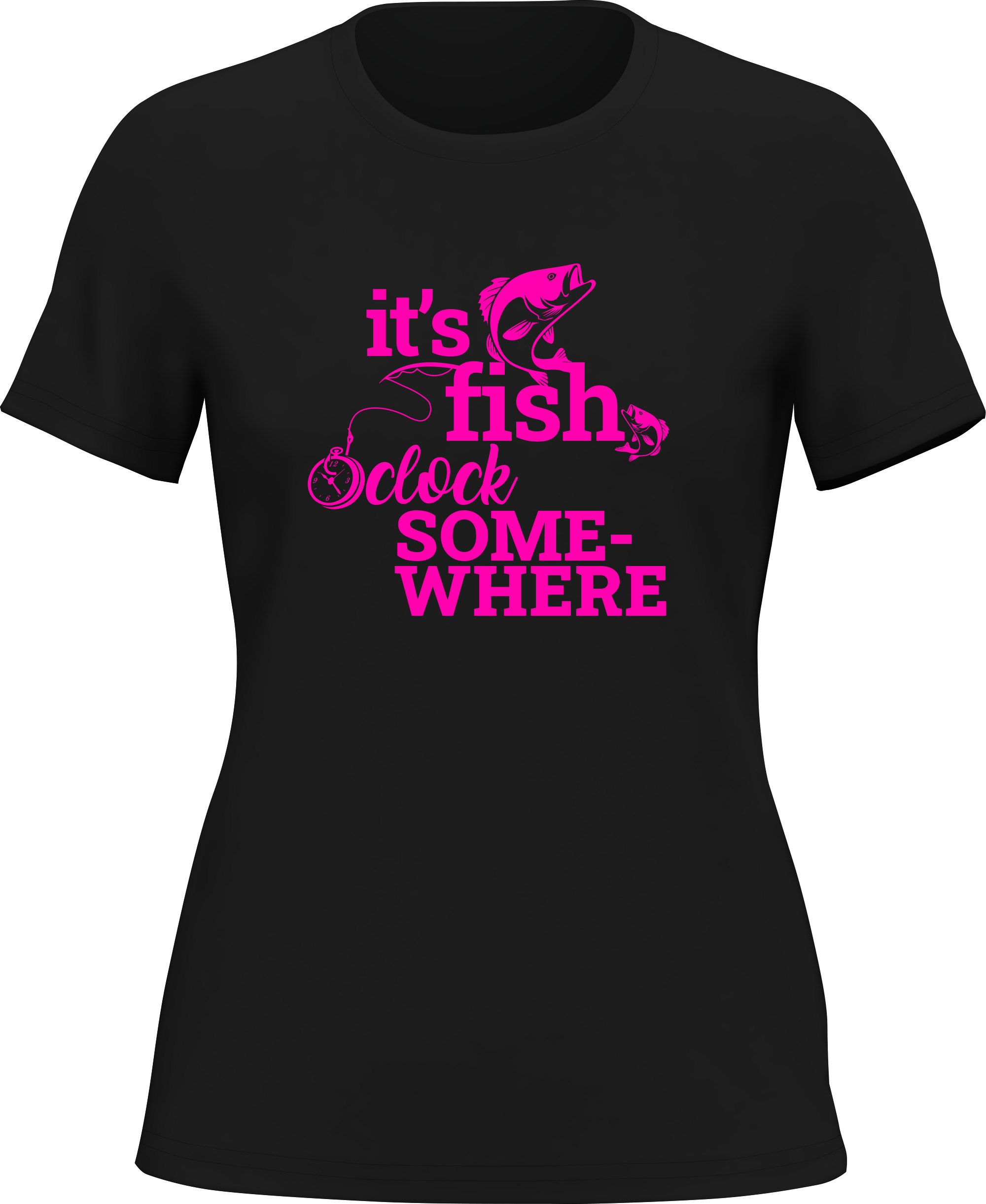 Camiseta "It's Fishing O'clock" para mujer