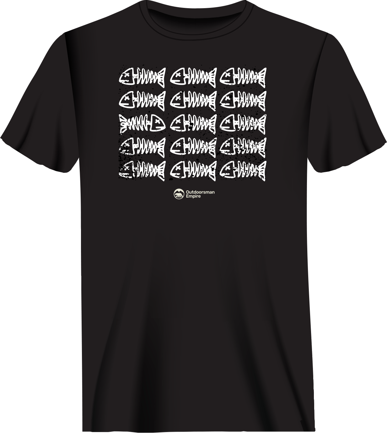 T-shirt homme avec arêtes de poisson