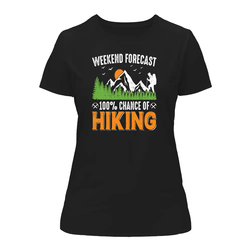 Weekend Forecast 100% Hiking T-Shirt for Women