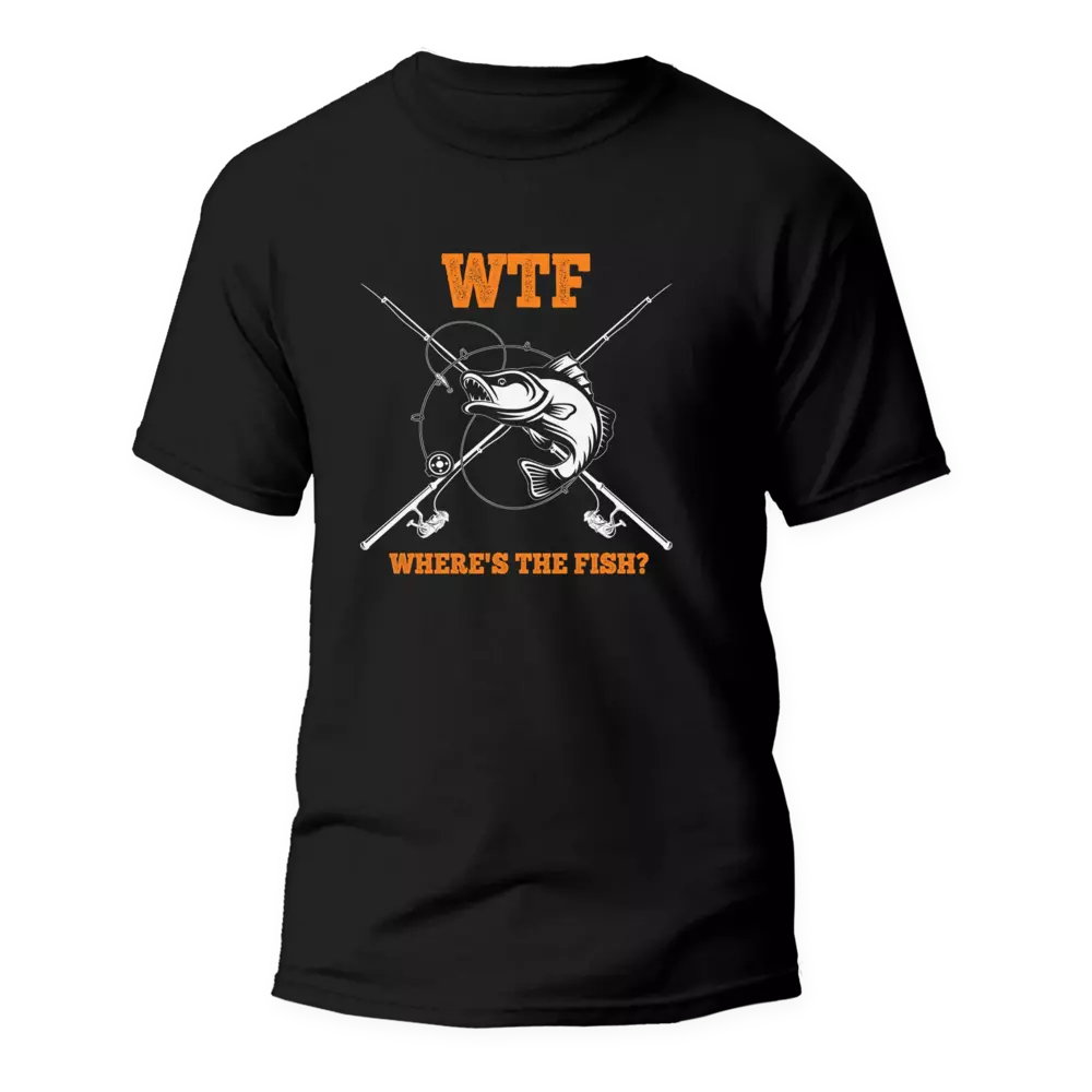 T-shirt « WTF » « Où est le poisson ? »