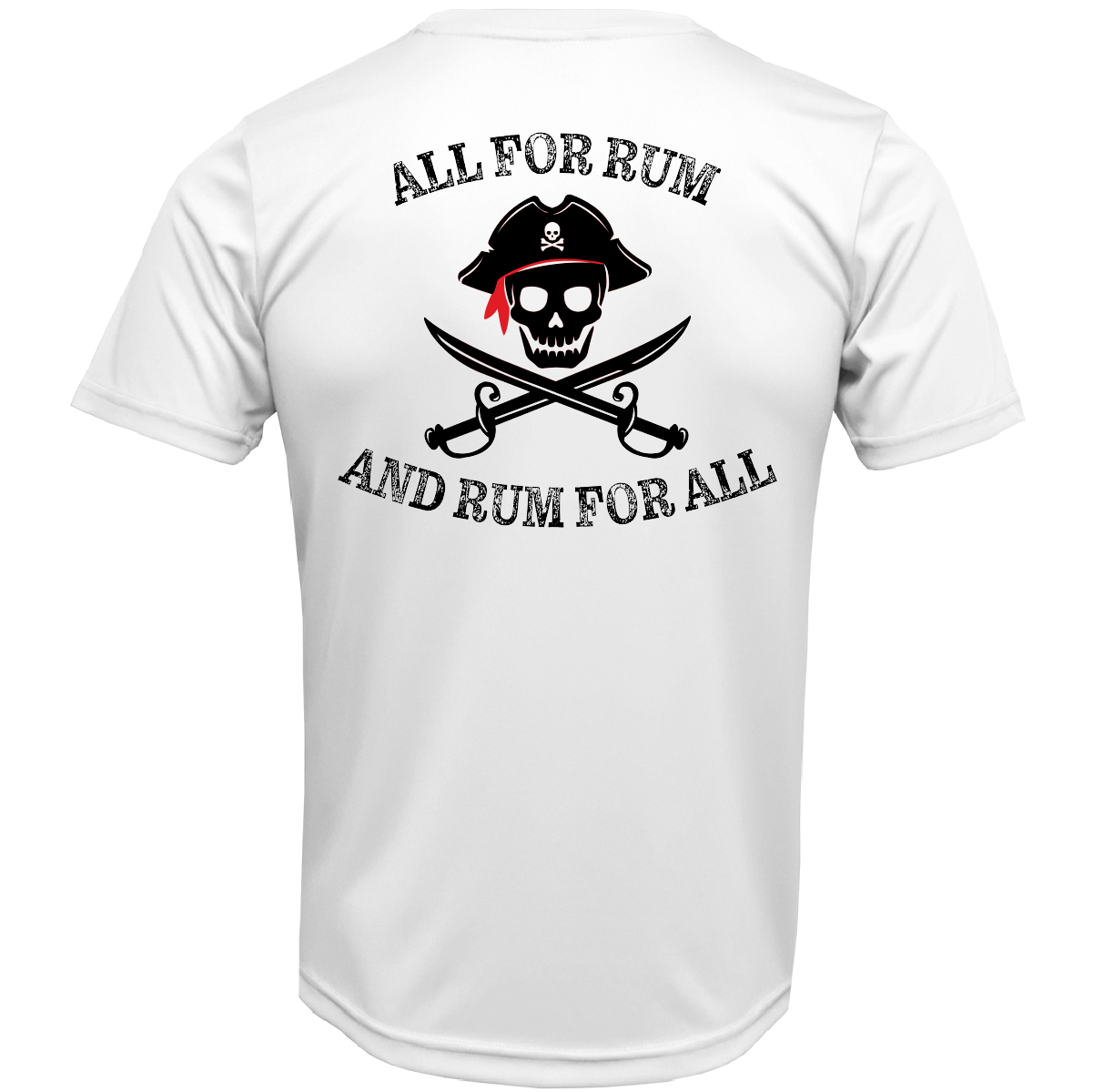Dunedin, FL "All For Rum and Rum For All" Men's Short Sleeve UPF 50+ Dry-Fit Shirt