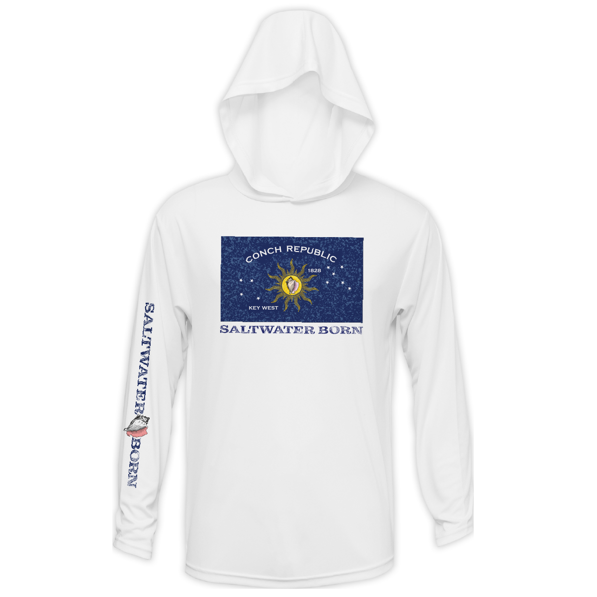 Conch Republic Boys Long Sleeve UPF 50+ Dry-Fit Hoody