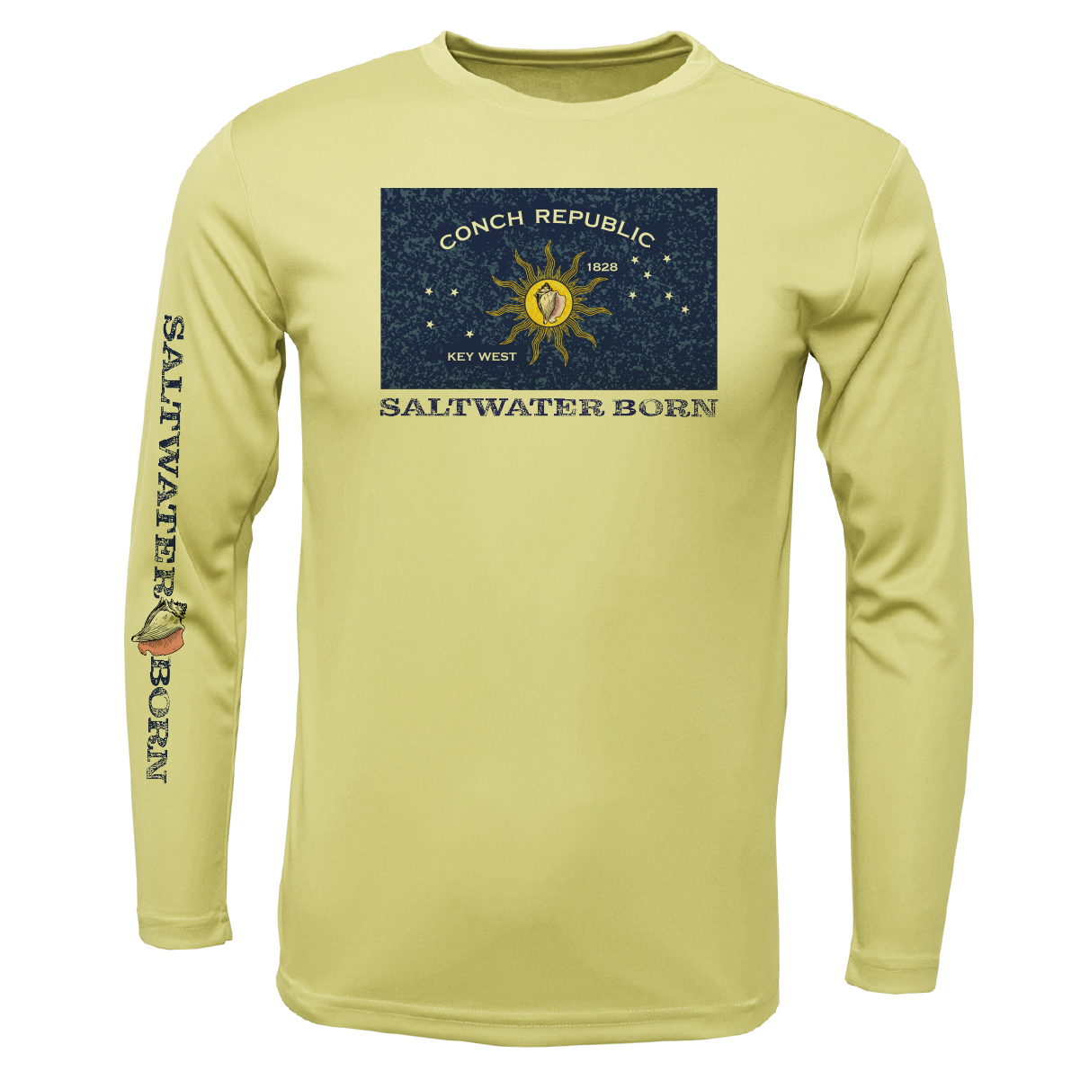 Conch Republic Boy's Long Sleeve UPF 50+ Dry-Fit Shirt