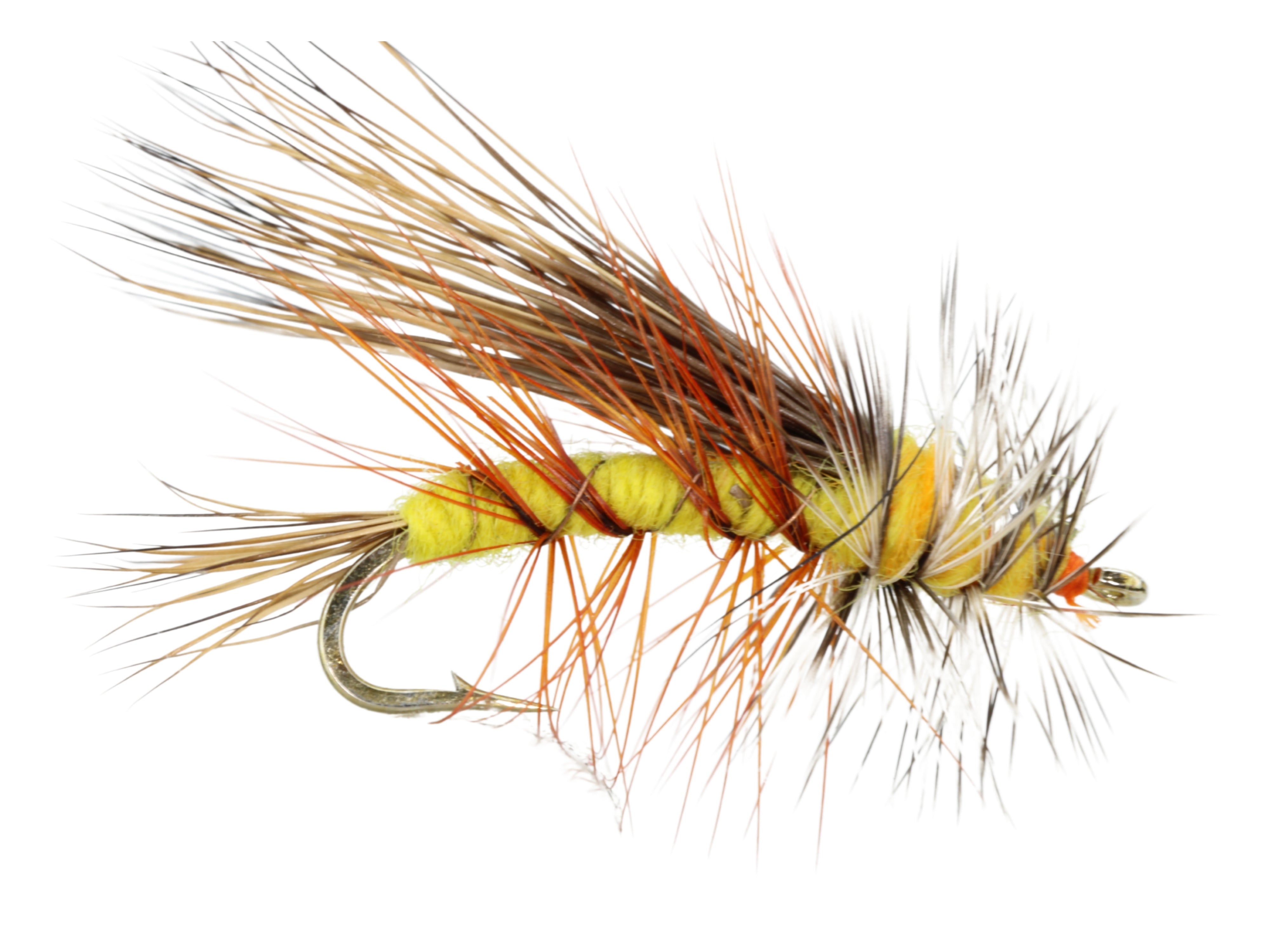 Yellow Stimulator Fly Tying Material Kit, size 12 |