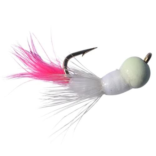 White/Pink Tungsten Akua Jig Flare
