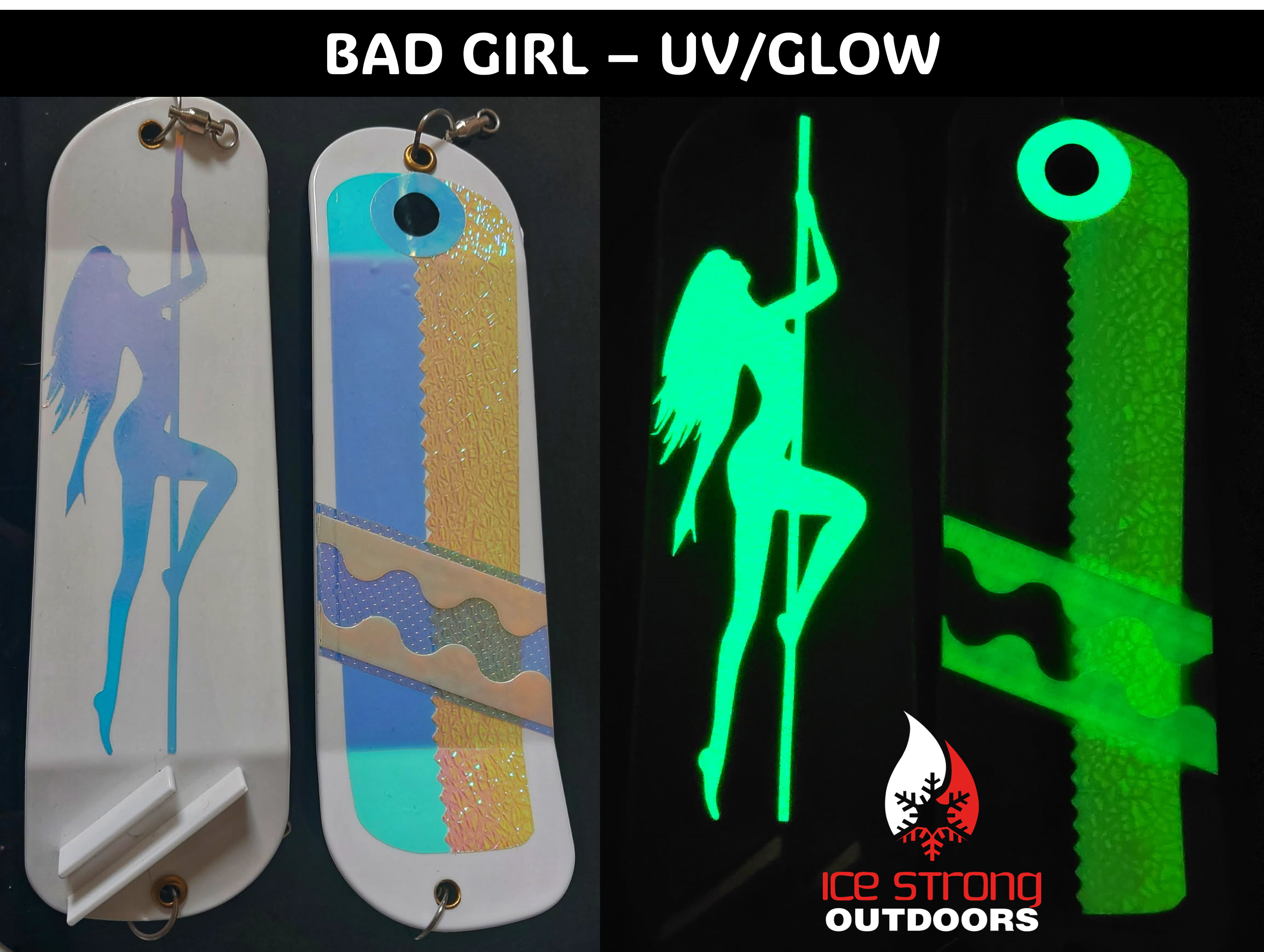 8.5" Dual Fin Flasher Series - Including NEW Limited Editions-including Bad Girl!
