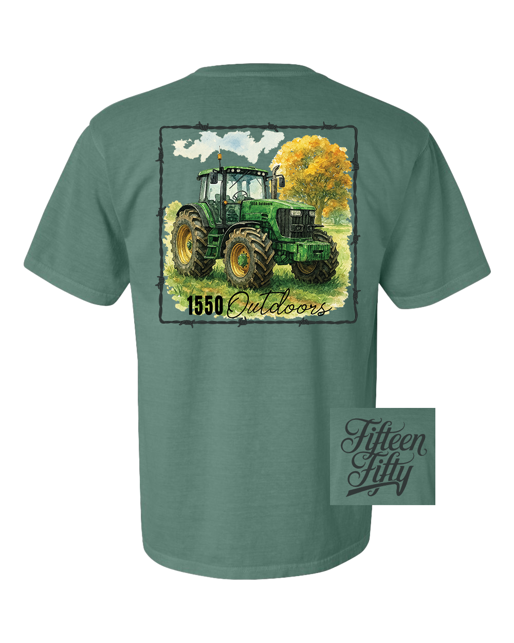 Big Green Tractor Pocket Tee