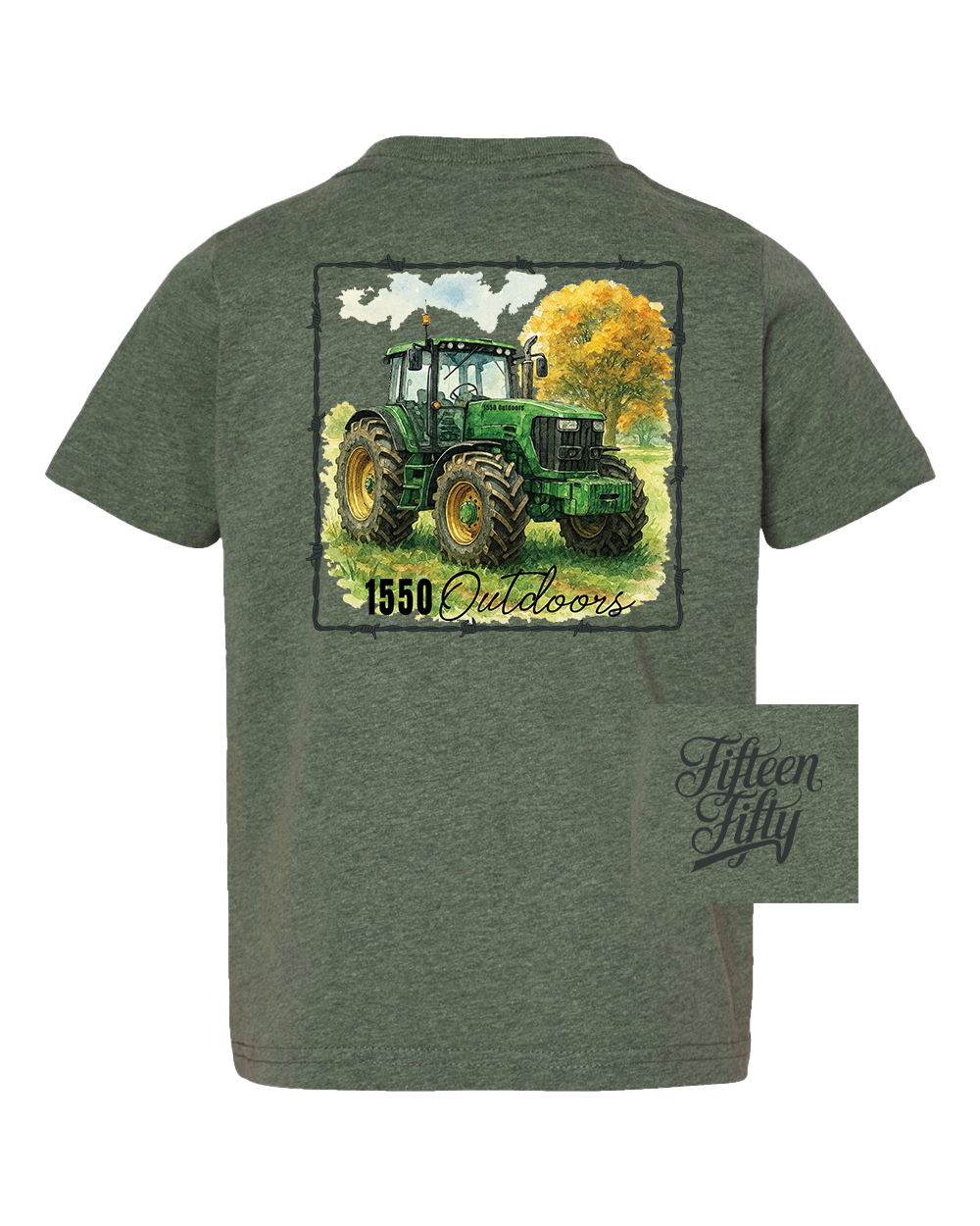 Big Green Tractor Toddler Tee