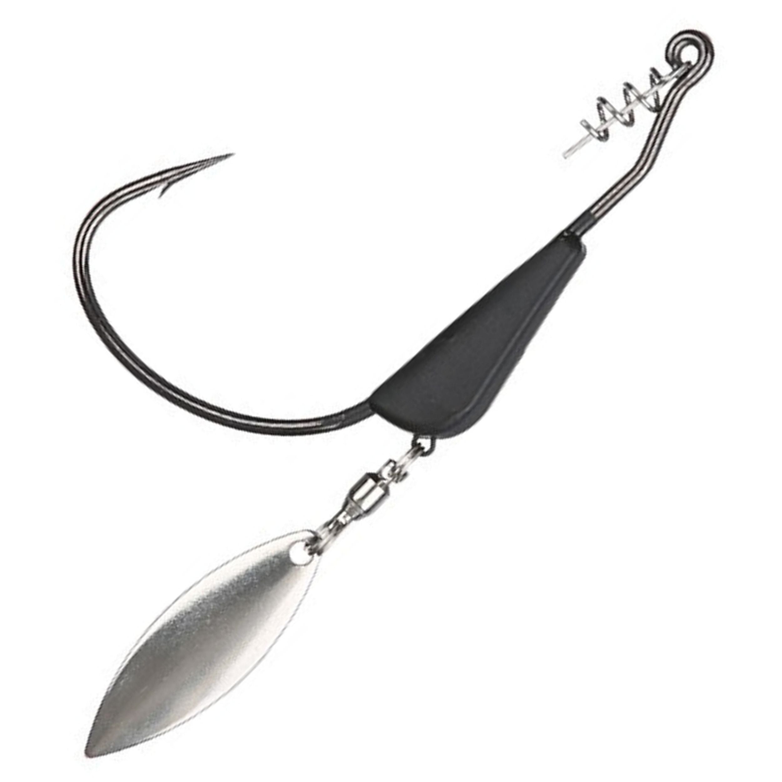 Anzuelos para swimbait con peso de tungsteno y cuchillas Reaction Tackle - Paquete de 3