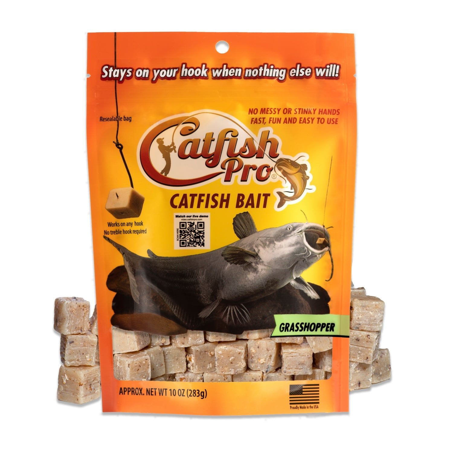 Appât pour poisson-chat sauterelle