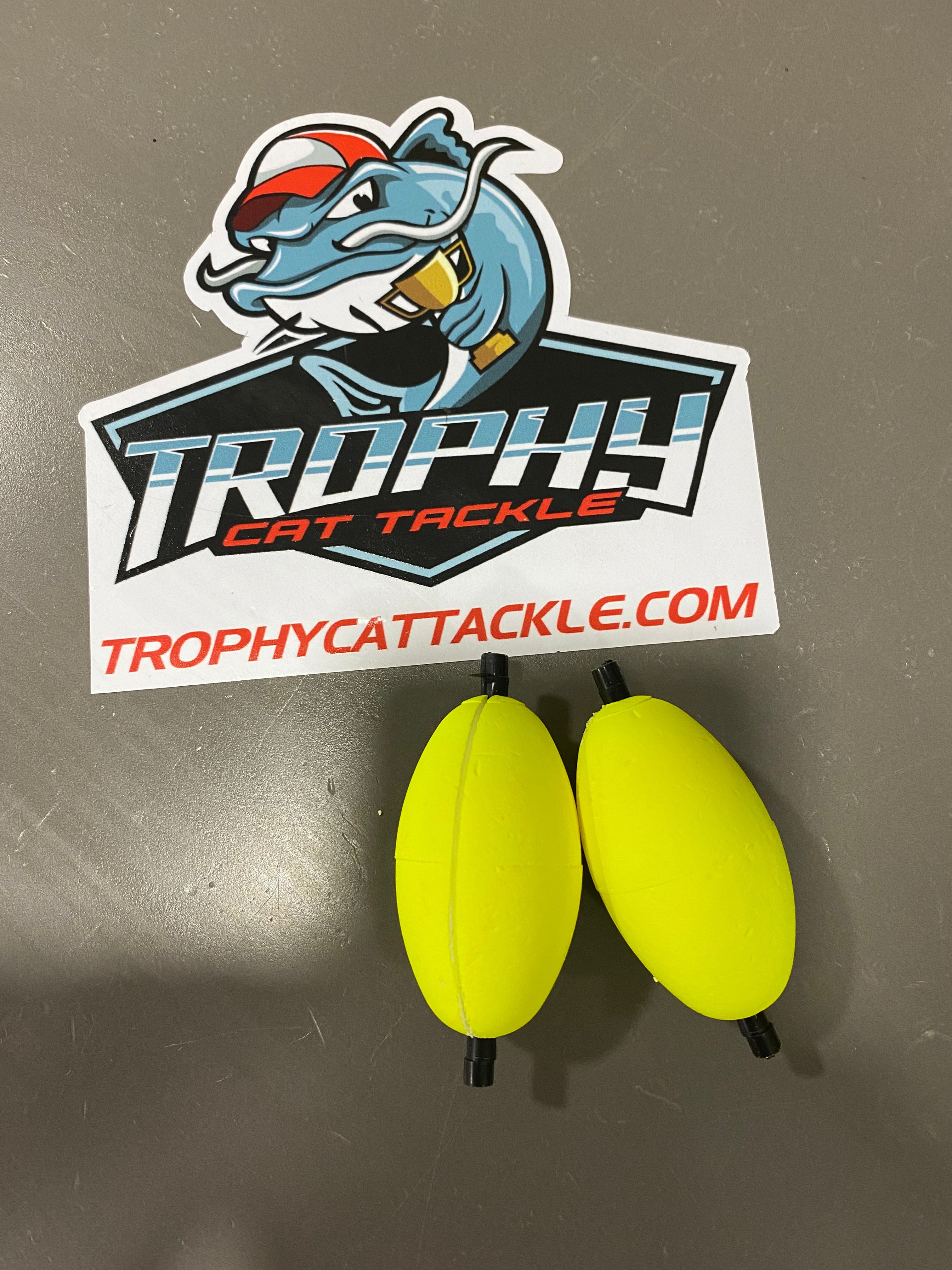 Flotador ovalado RANURADO de 2,5 pulgadas