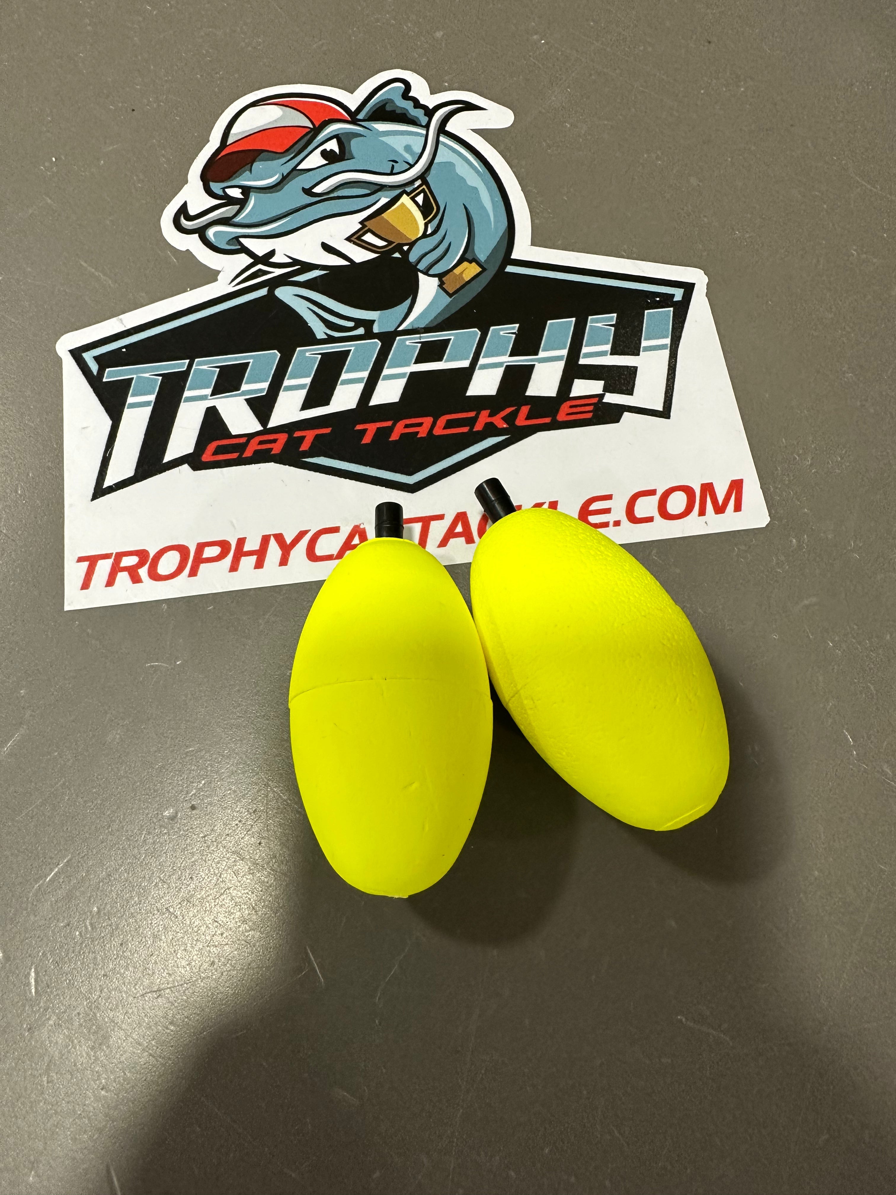 Flotador ovalado sin ranuras de 2,5 pulgadas