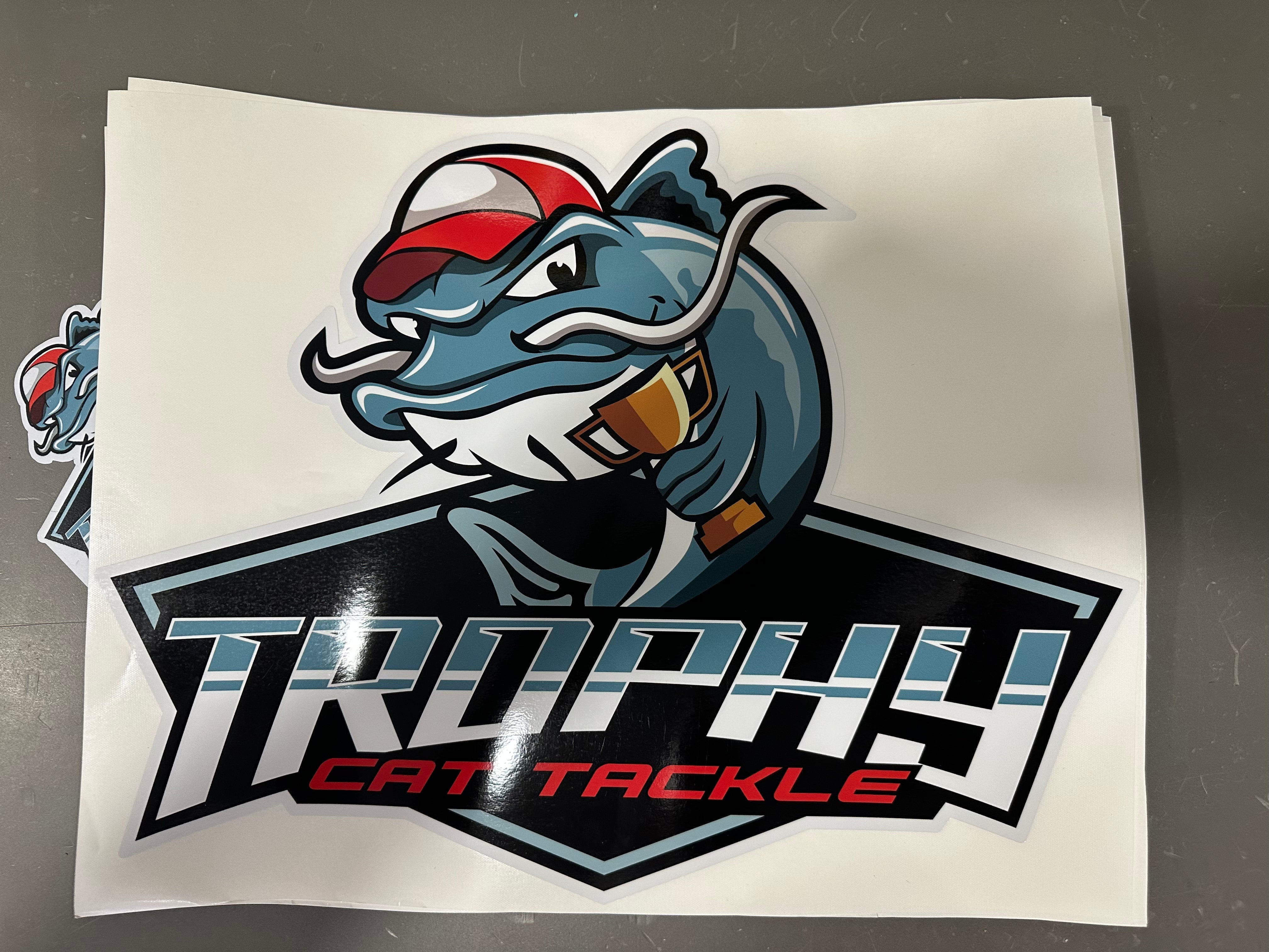 Autocollant Trophy Cat Tackle 18 pouces