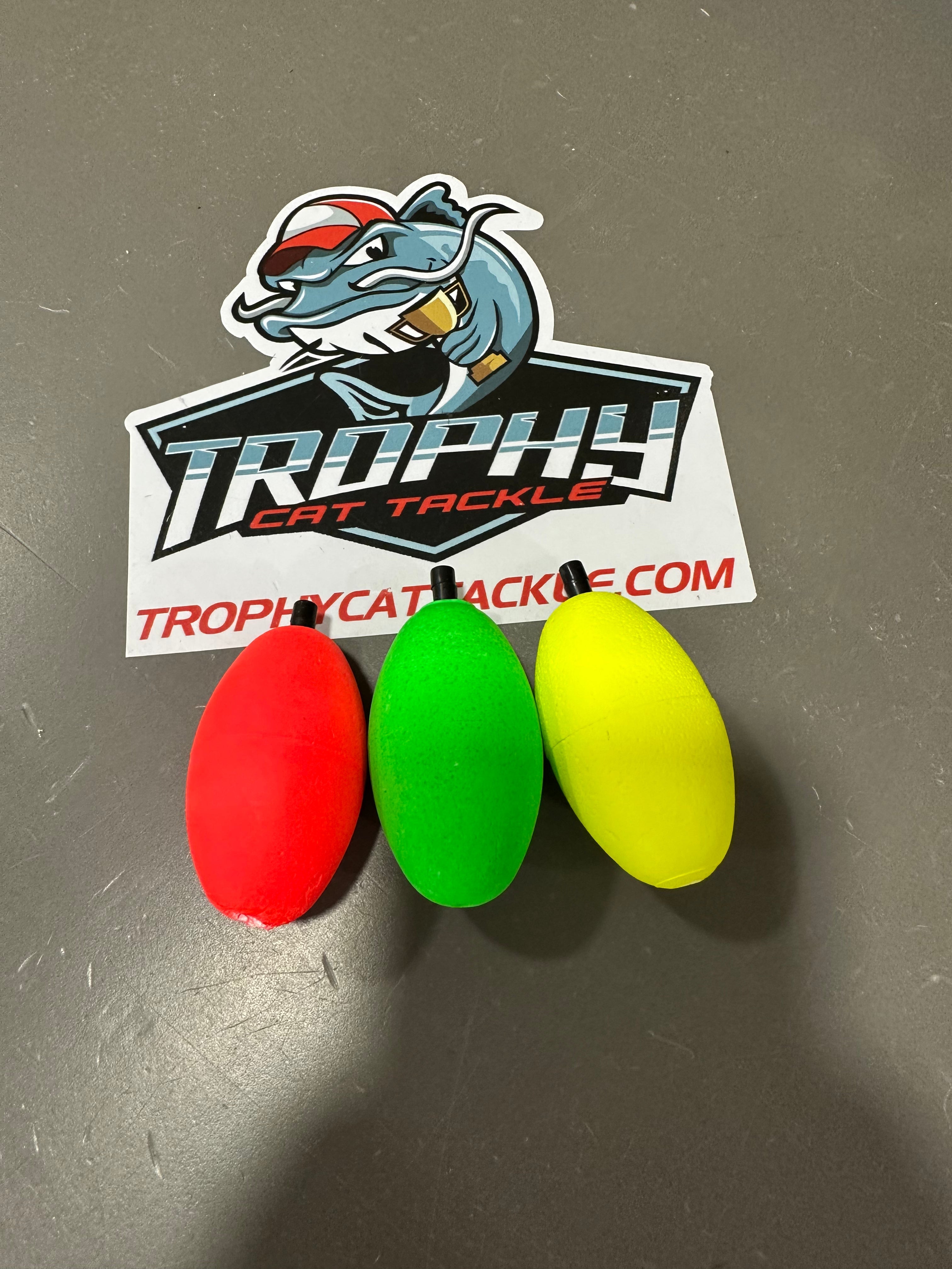 Flotador ovalado sin ranuras de 2,5 pulgadas