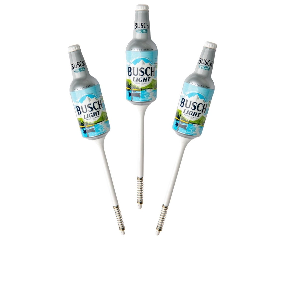 3 pcs Busch Light Fishing Bobbers - Premium Fishing Tackle