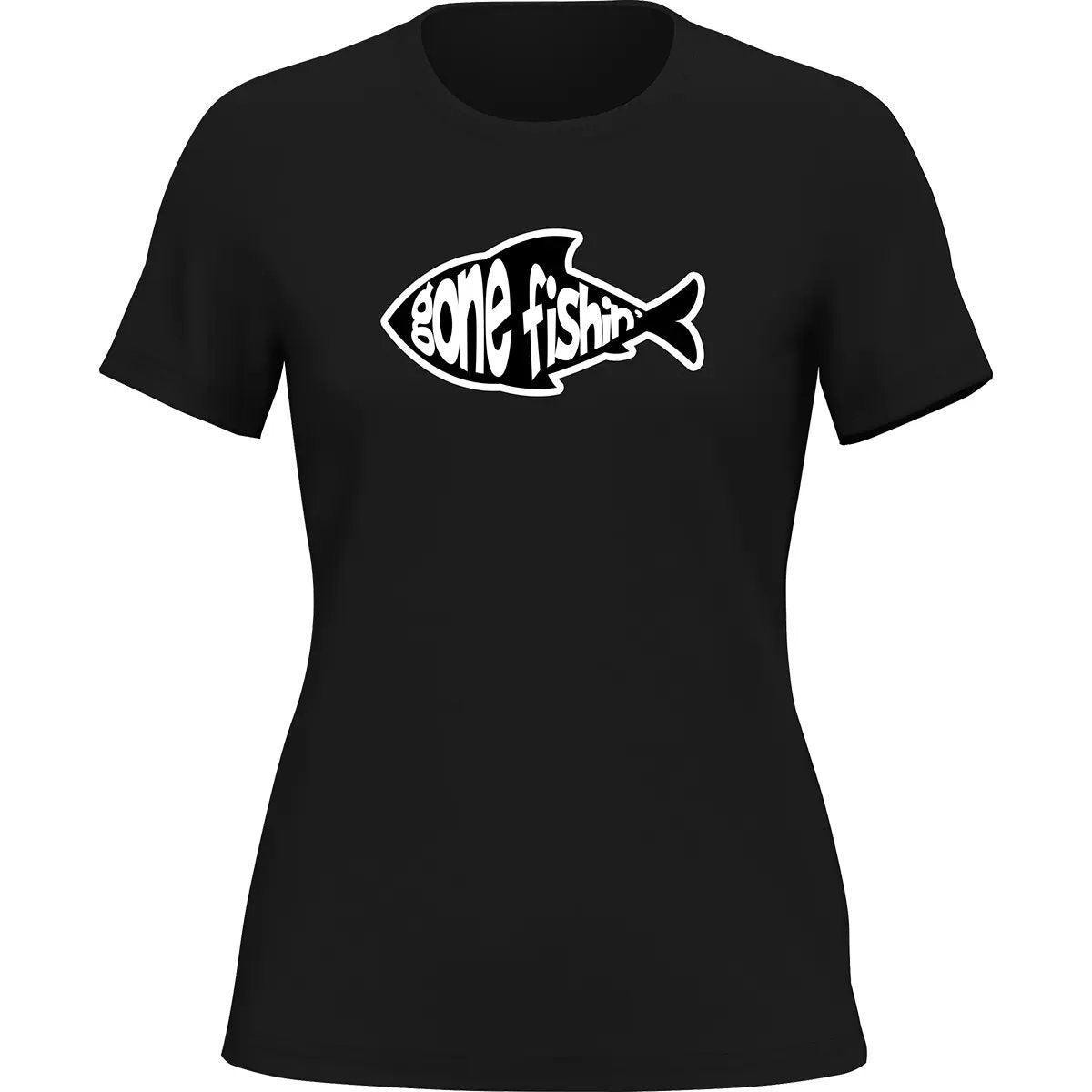 T-shirt Gone Fishing v3 pour femme