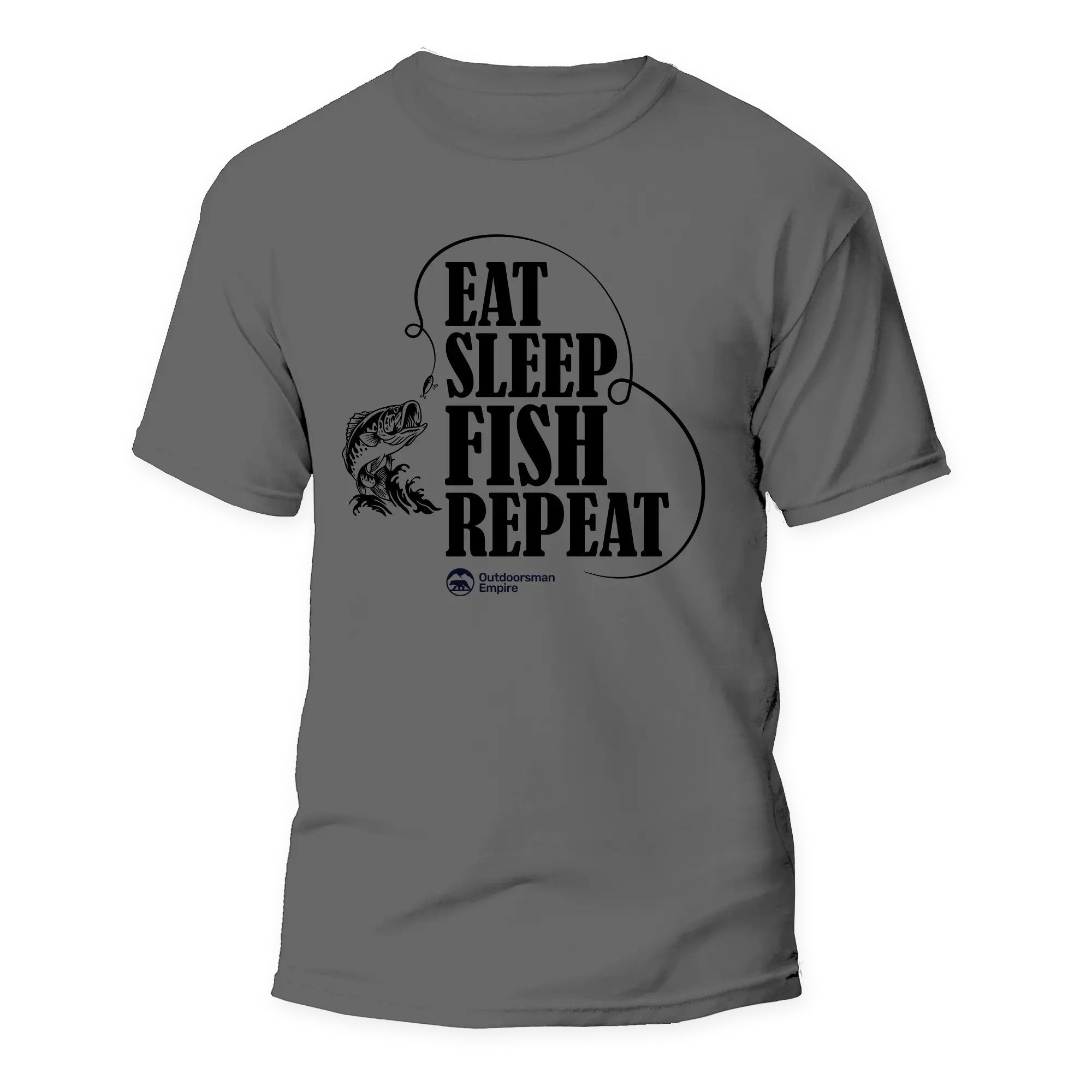 T-shirt « Eat Sleep Fish Repeat Man »