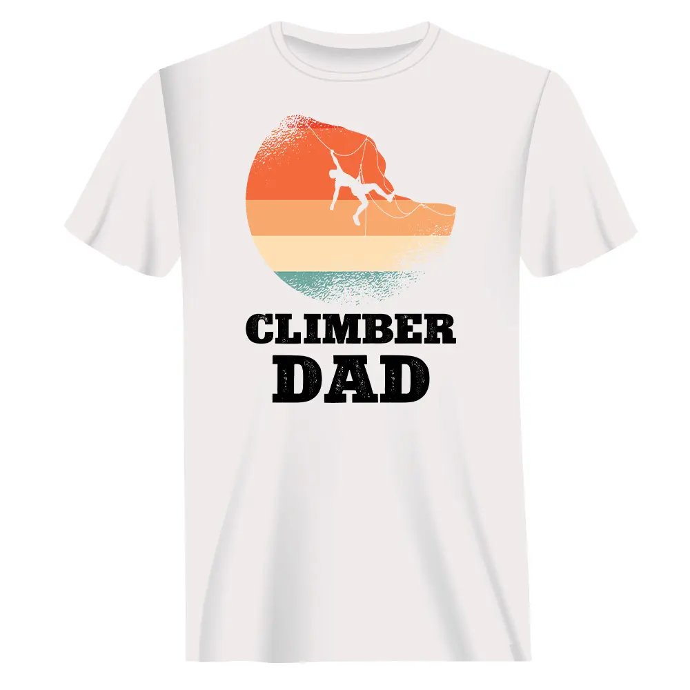 Camiseta de papá escalador para hombre