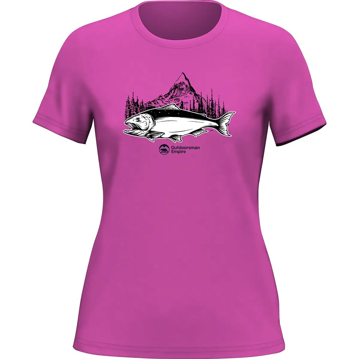 T-shirt Pêche en montagne pour femme