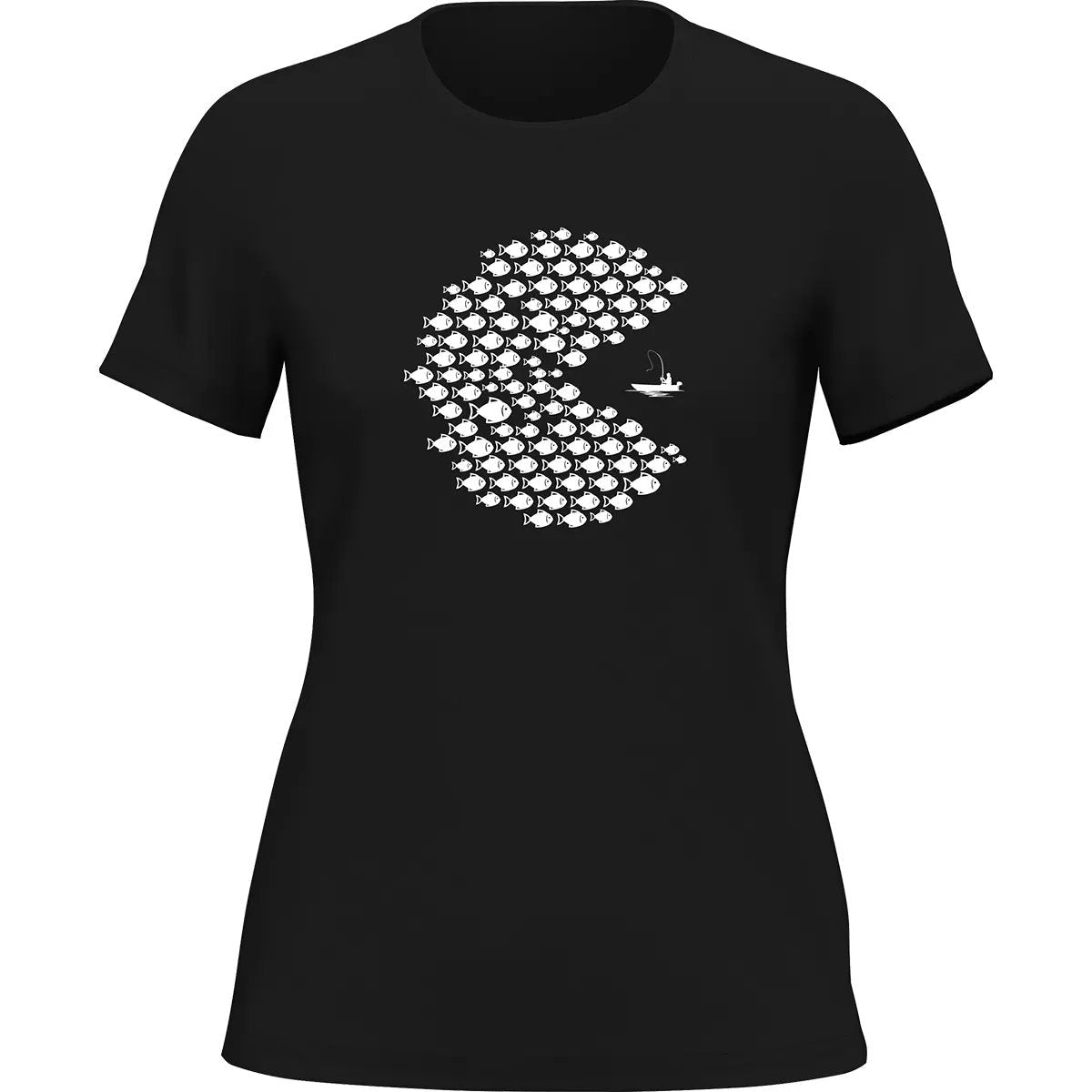 T-shirt Pacman Pêche pour femme