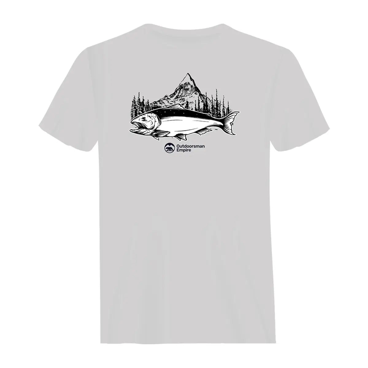 Camiseta de hombre de montaña de pesca