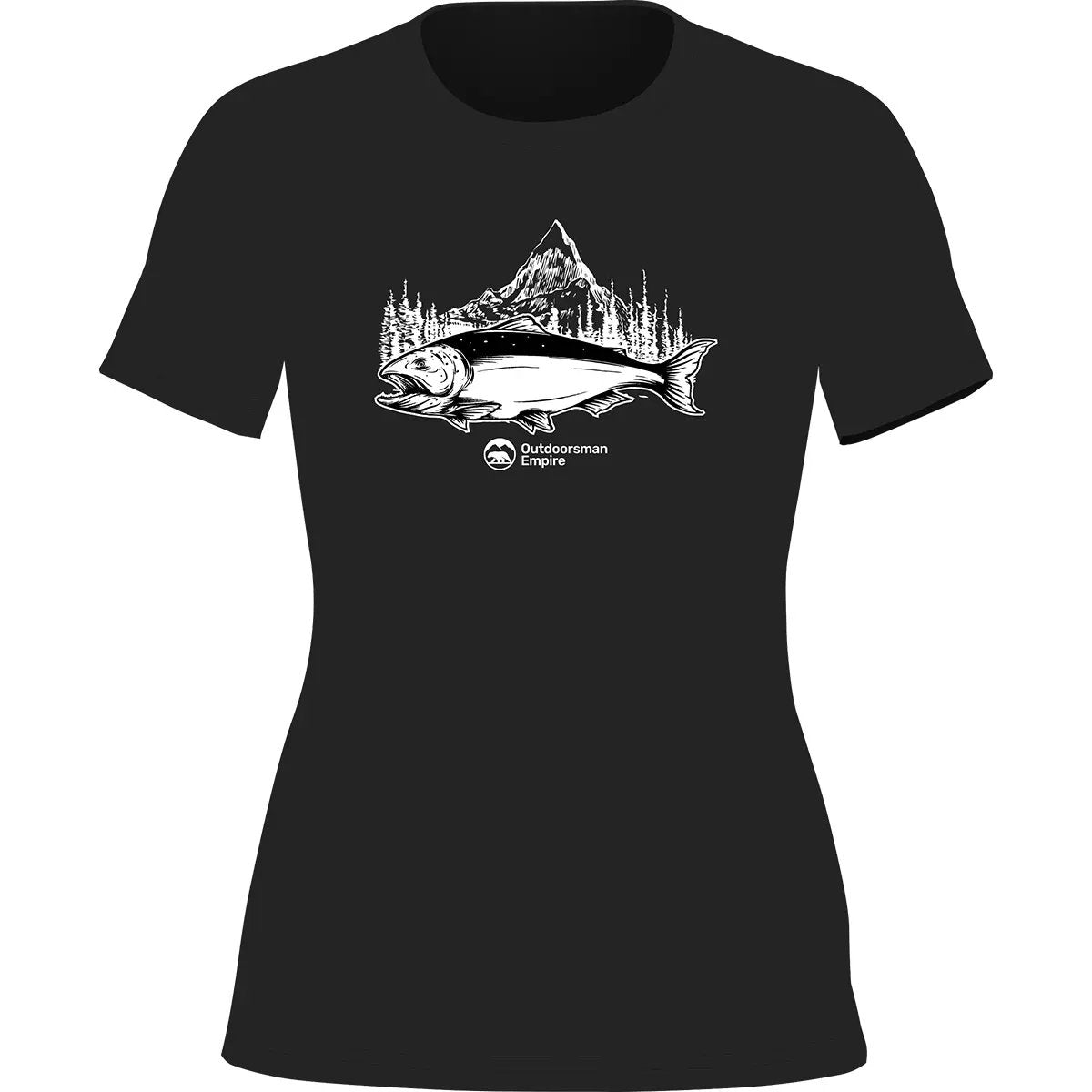 T-shirt Pêche en montagne pour femme