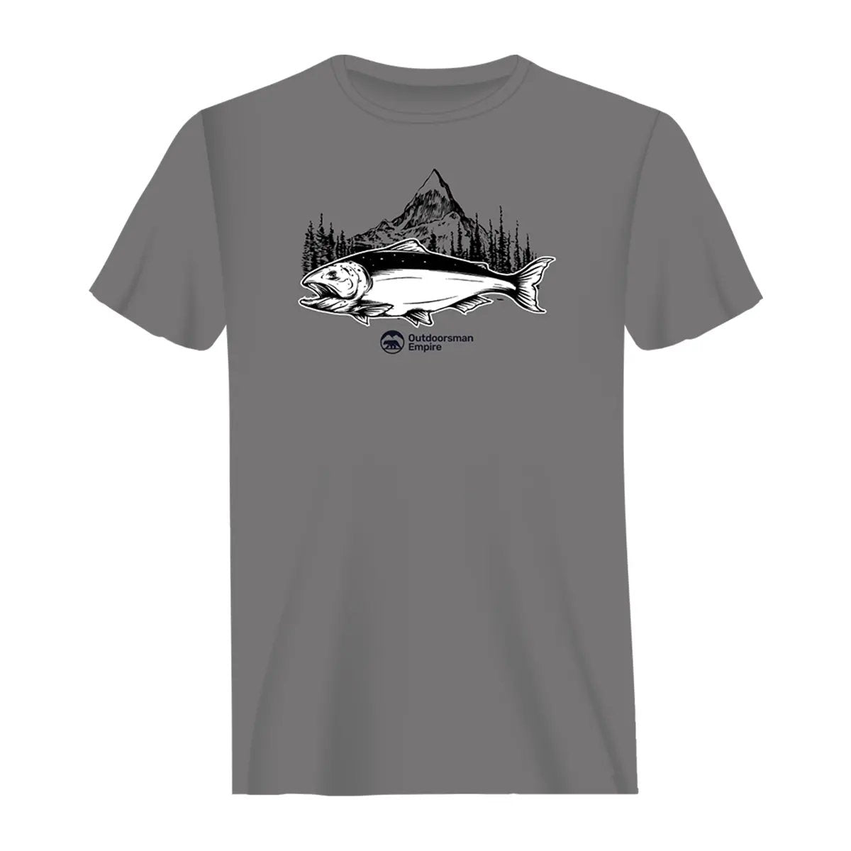 Camiseta de hombre de montaña de pesca