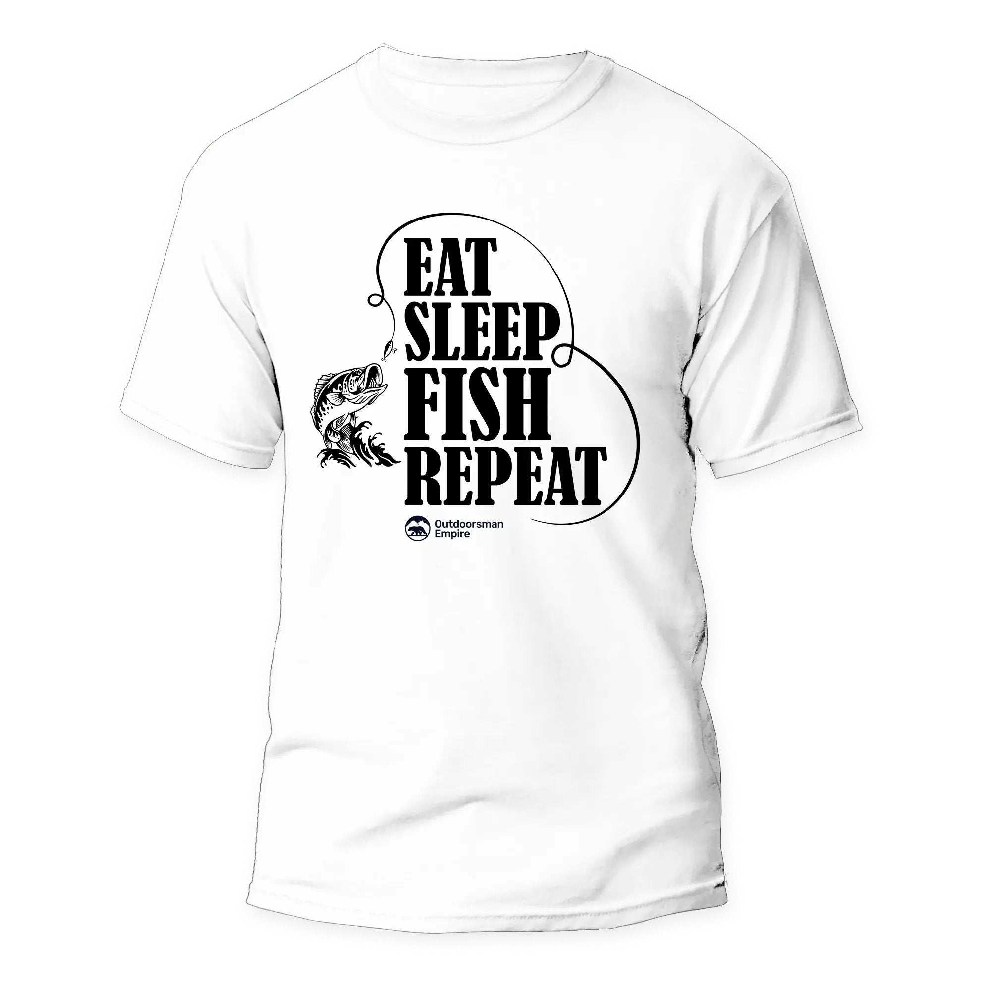 T-shirt « Eat Sleep Fish Repeat Man »