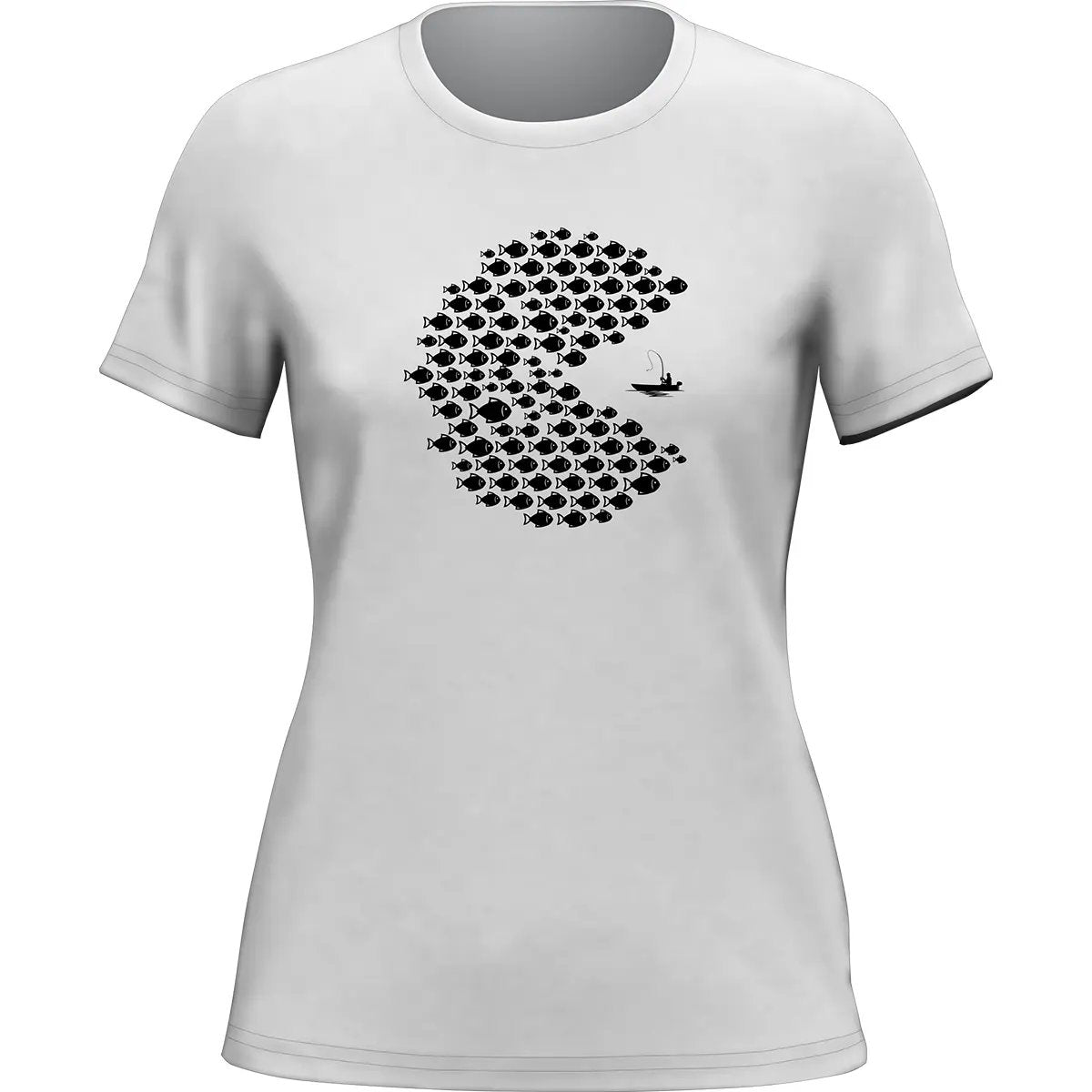 T-shirt Pacman Pêche pour femme