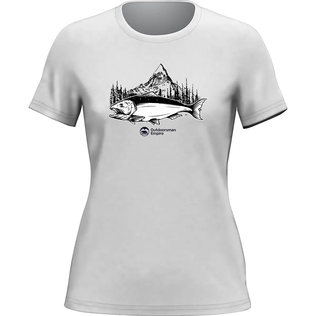T-shirt Pêche en montagne pour femme