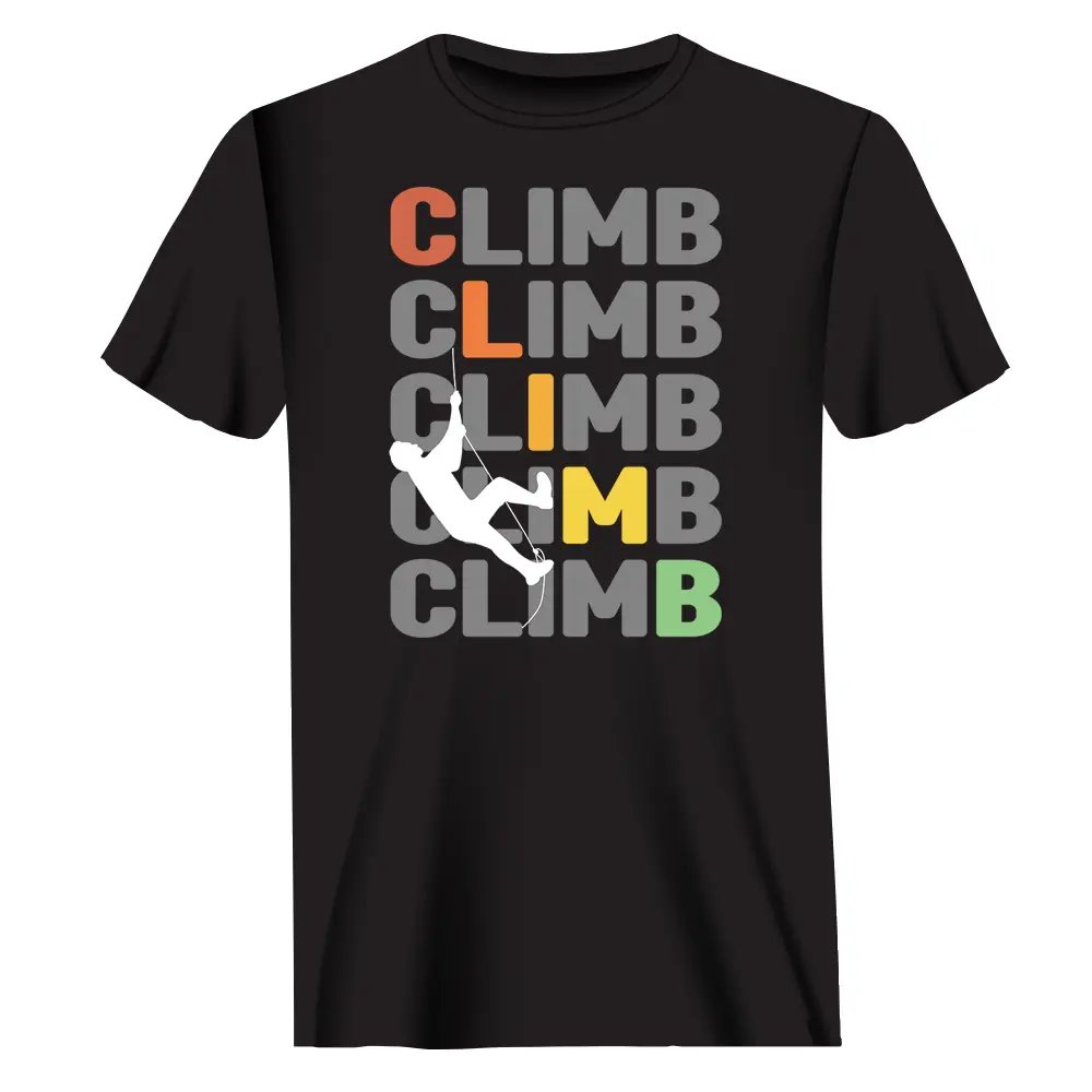 T-shirt Climbbbbb Man