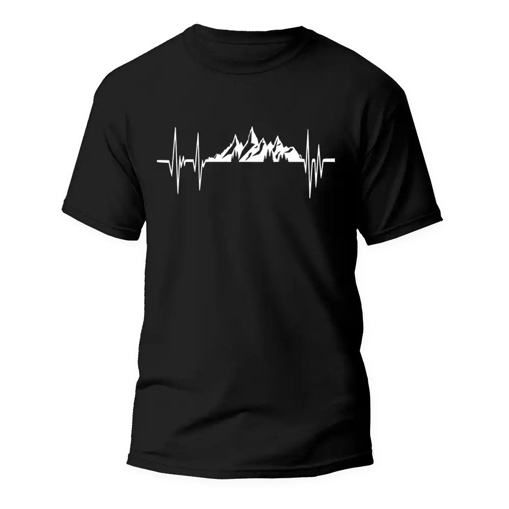 T-shirt unisexe « Mountains Heartbeats »