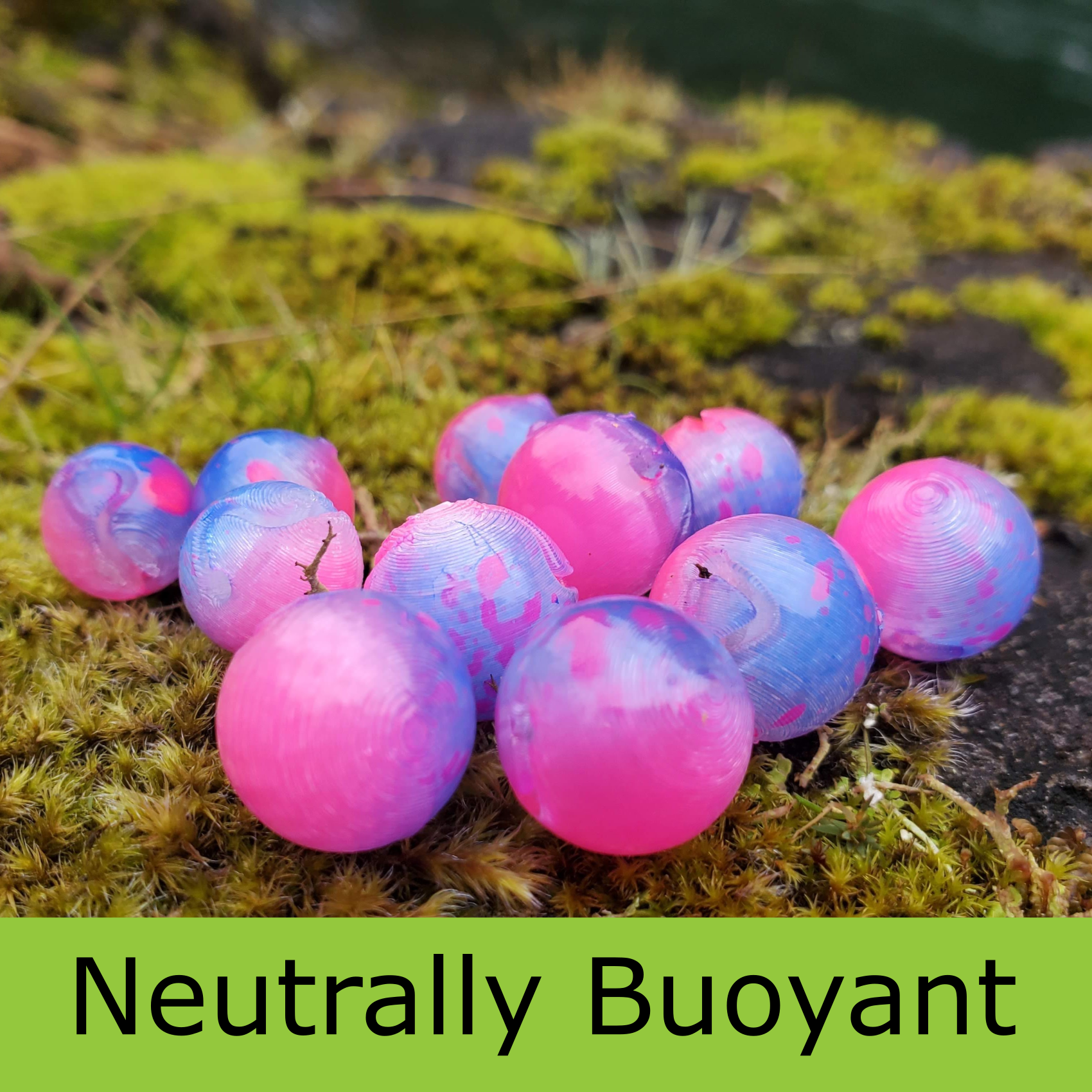 Mercurial Bead - Neutrally Buoyant - Cotton Candy