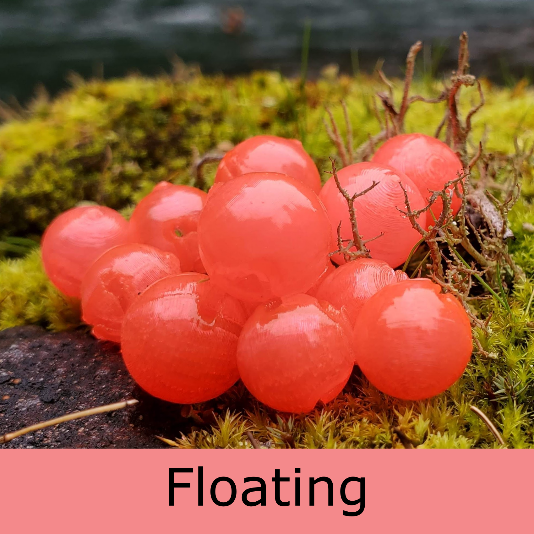 Mercurial Bead - Floating - Liquid Fire