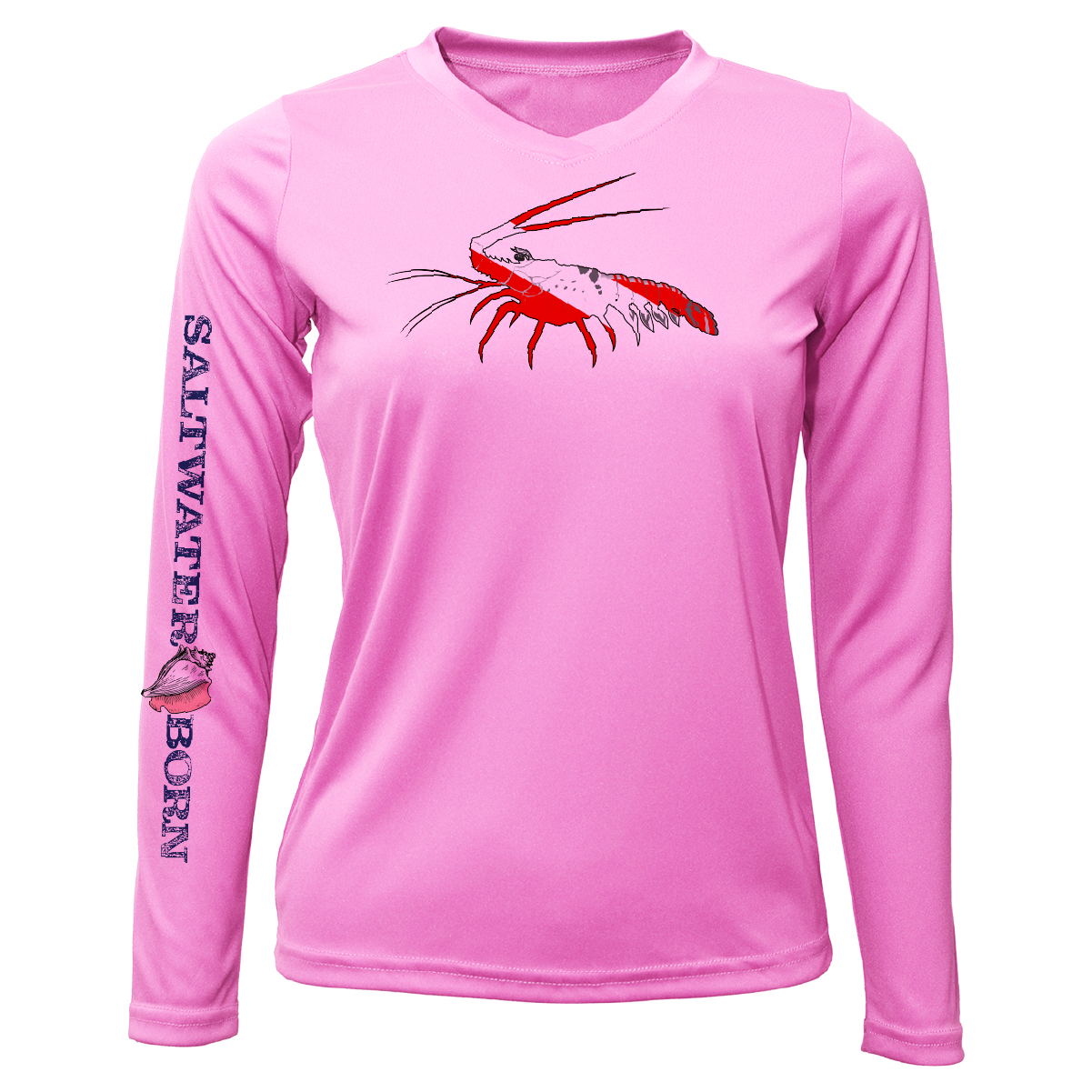 Florida Lobster Long Sleeve UPF 50+ Dry-Fit Shirt