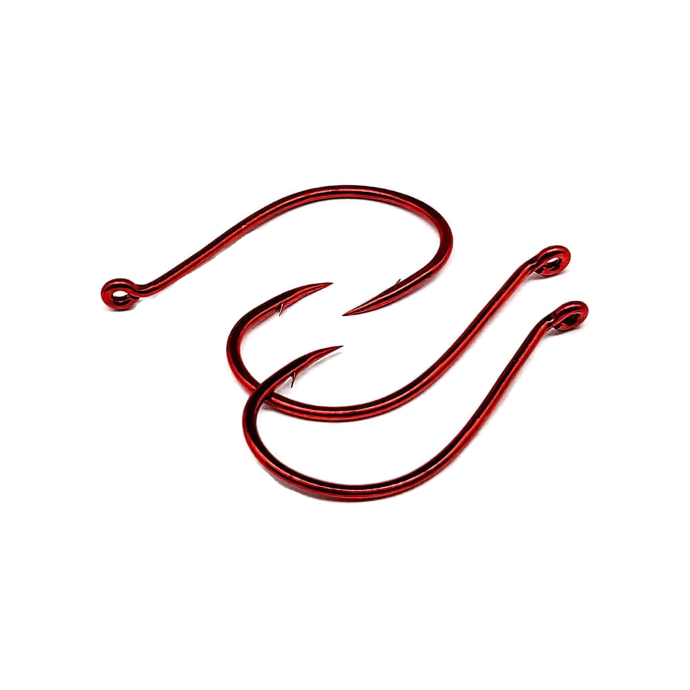 Red Octopus Hooks - Light