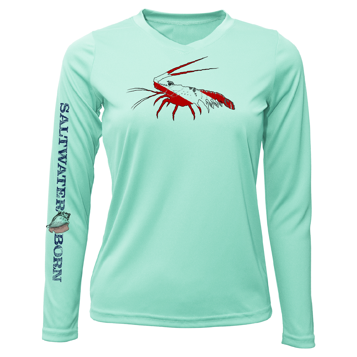Florida Lobster Long Sleeve UPF 50+ Dry-Fit Shirt