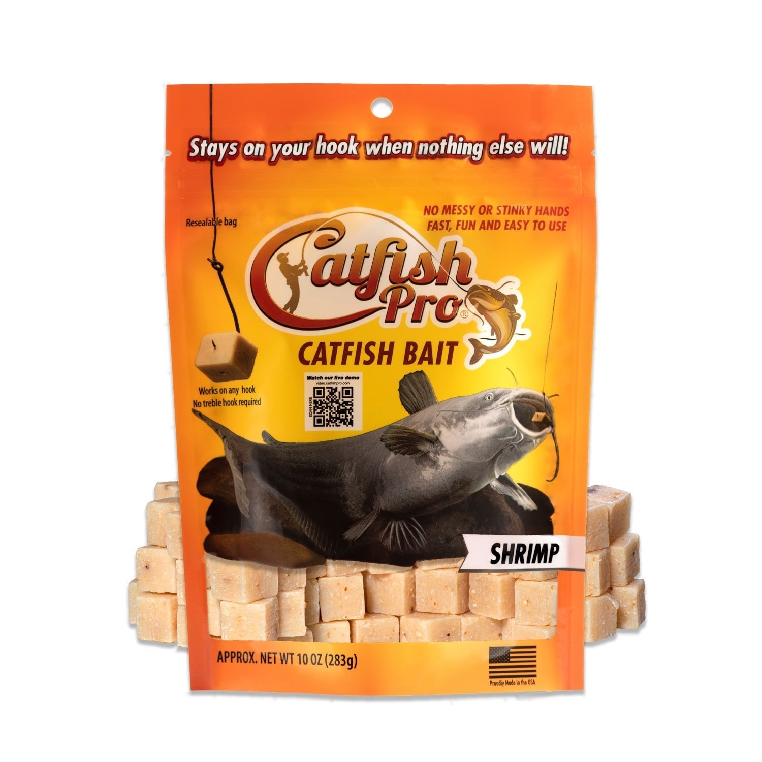 Cebo para bagres y camarones