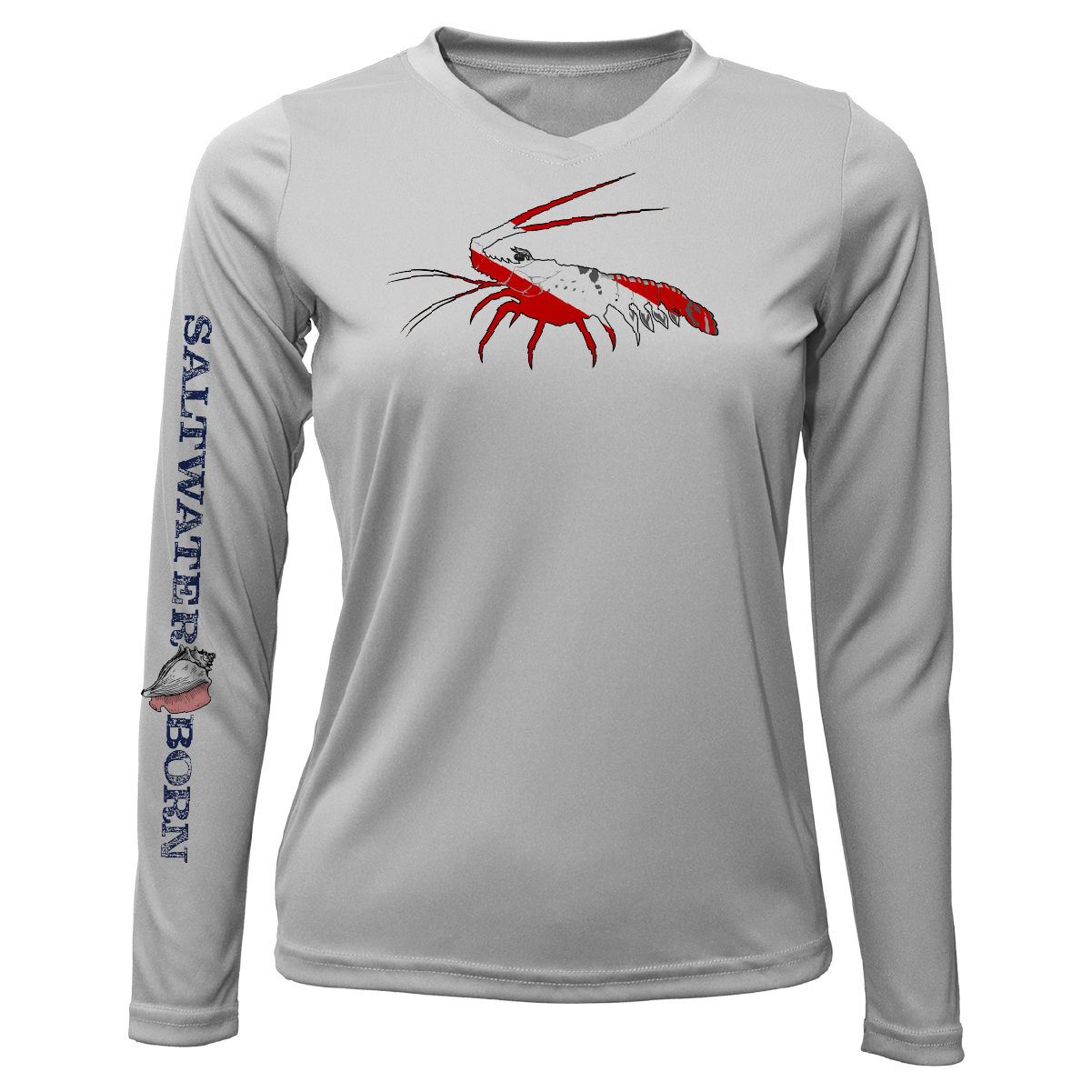 Florida Lobster Long Sleeve UPF 50+ Dry-Fit Shirt