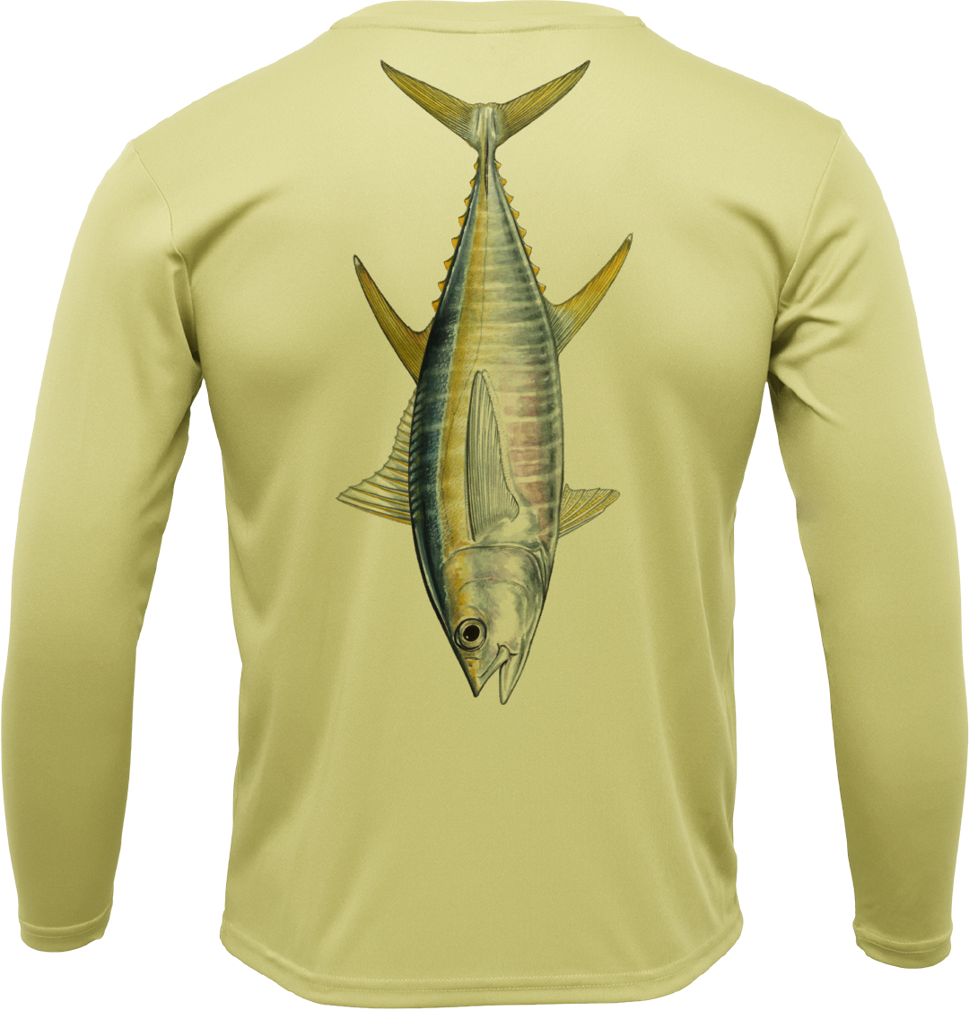 Catalina Island Tuna Long Sleeve UPF 50+ Dry-Fit Shirt