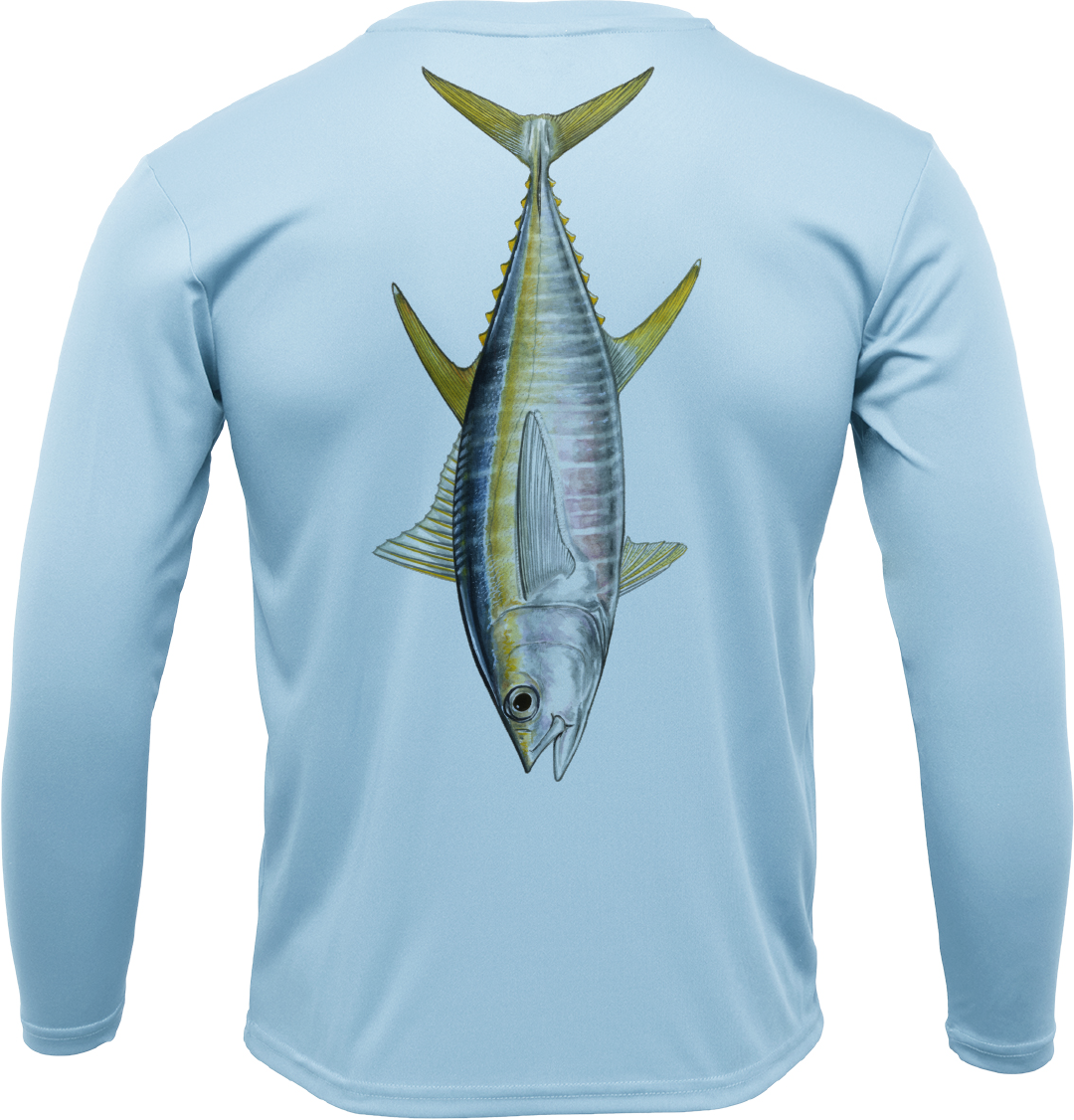 Catalina Island Tuna Long Sleeve UPF 50+ Dry-Fit Shirt